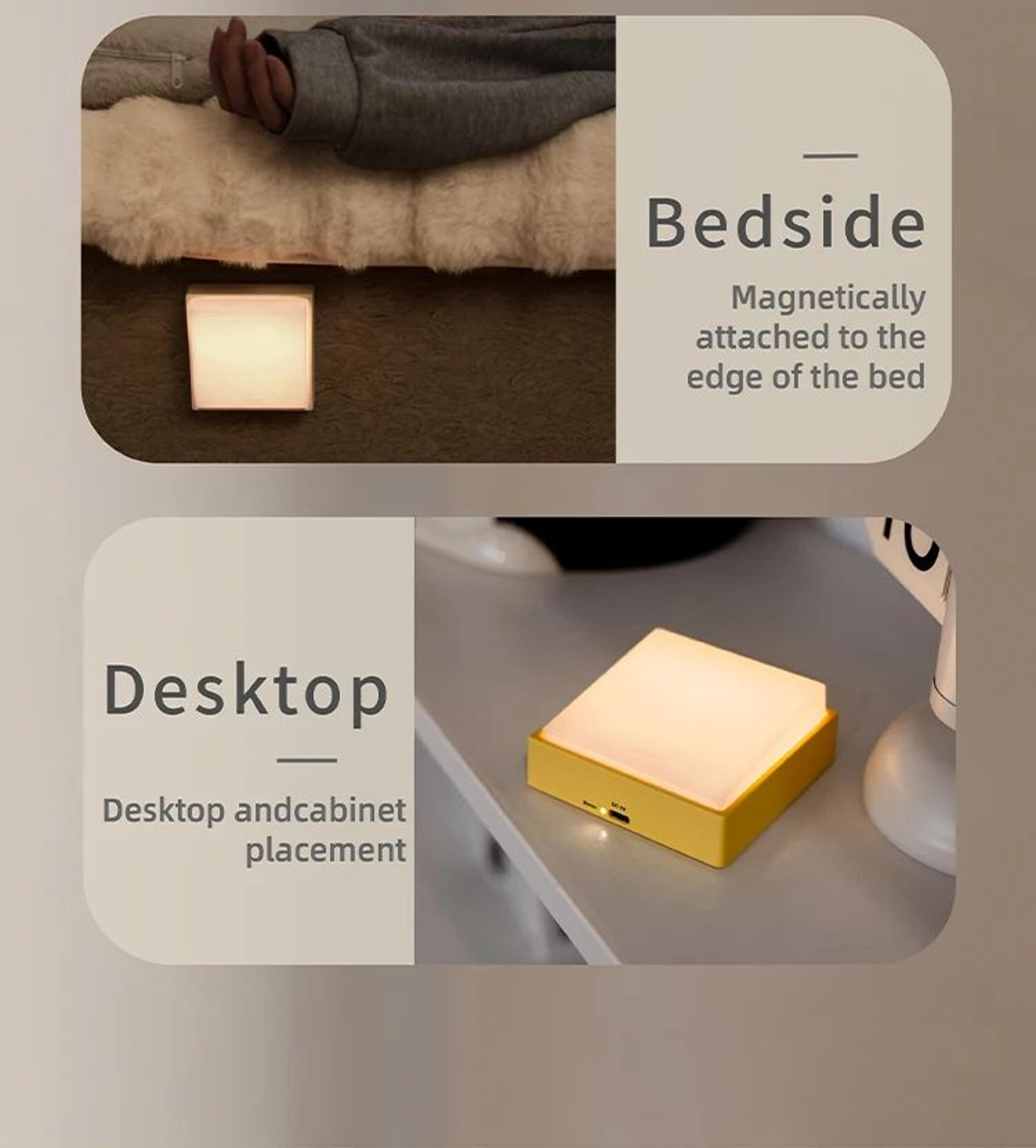Magnetic LED Night Light For Bedroom  Home Decor 16