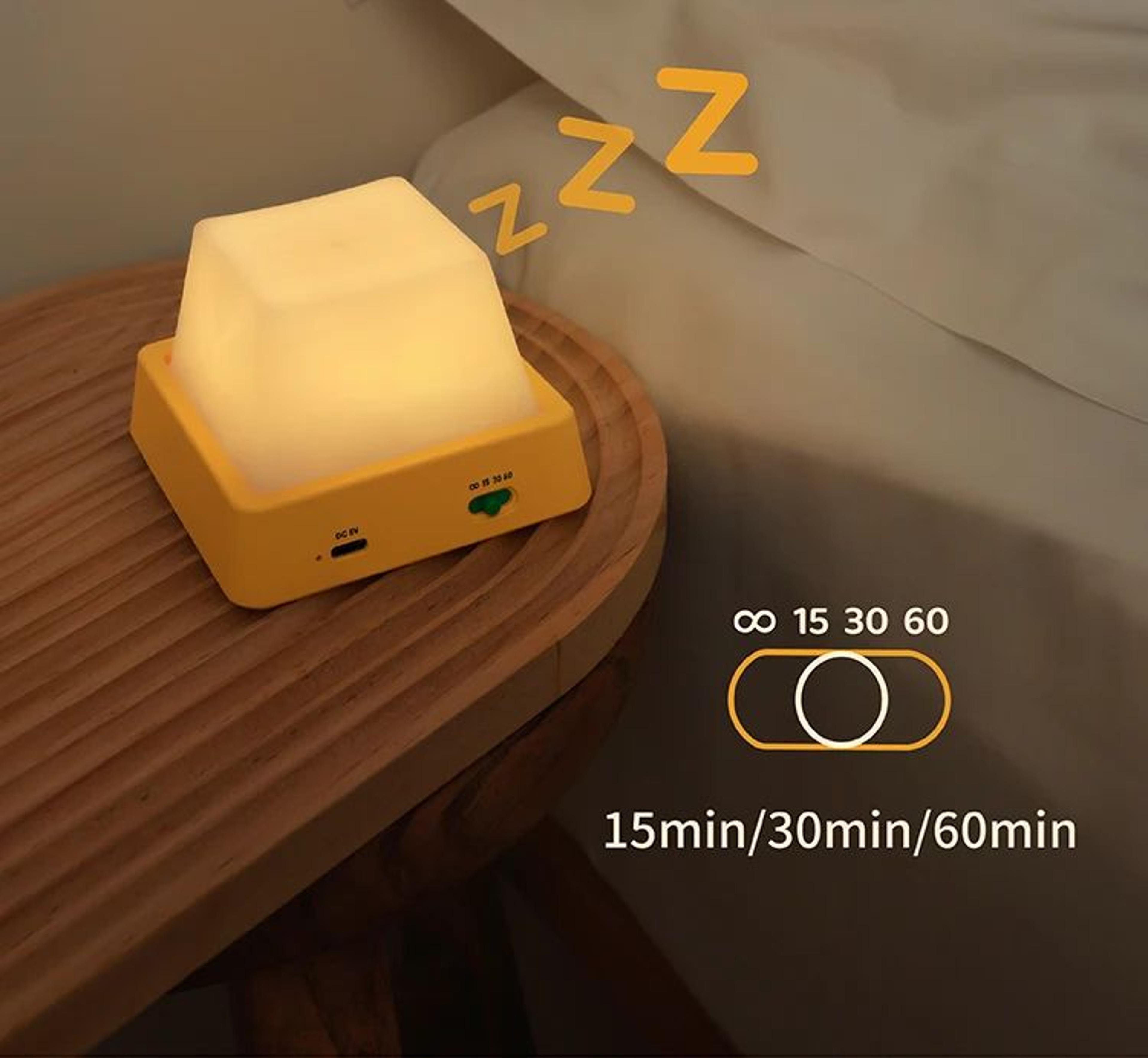 KeyboardStyle LED Night Light With Press Switch  Timer 18