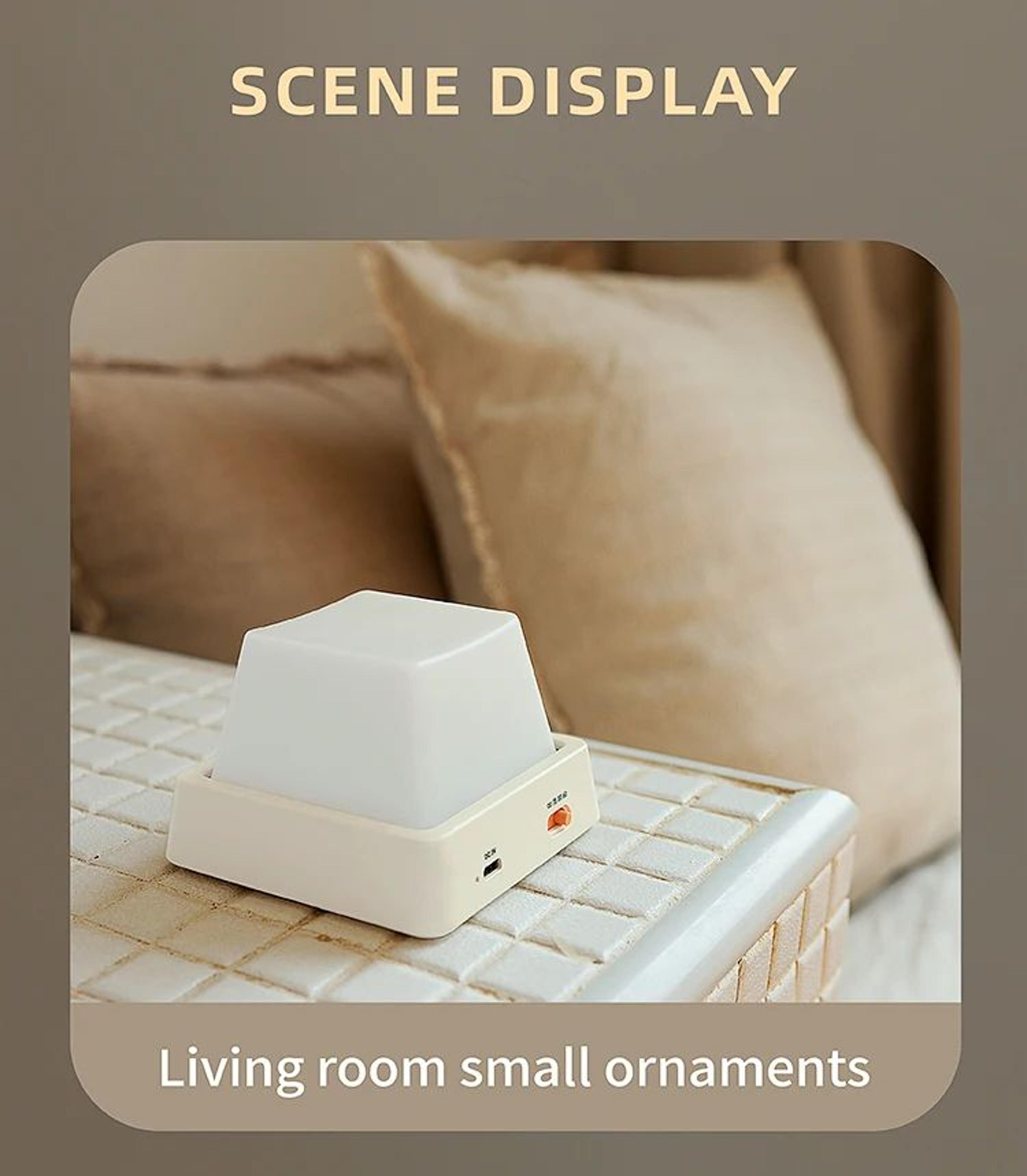 KeyboardStyle LED Night Light With Press Switch  Timer 25