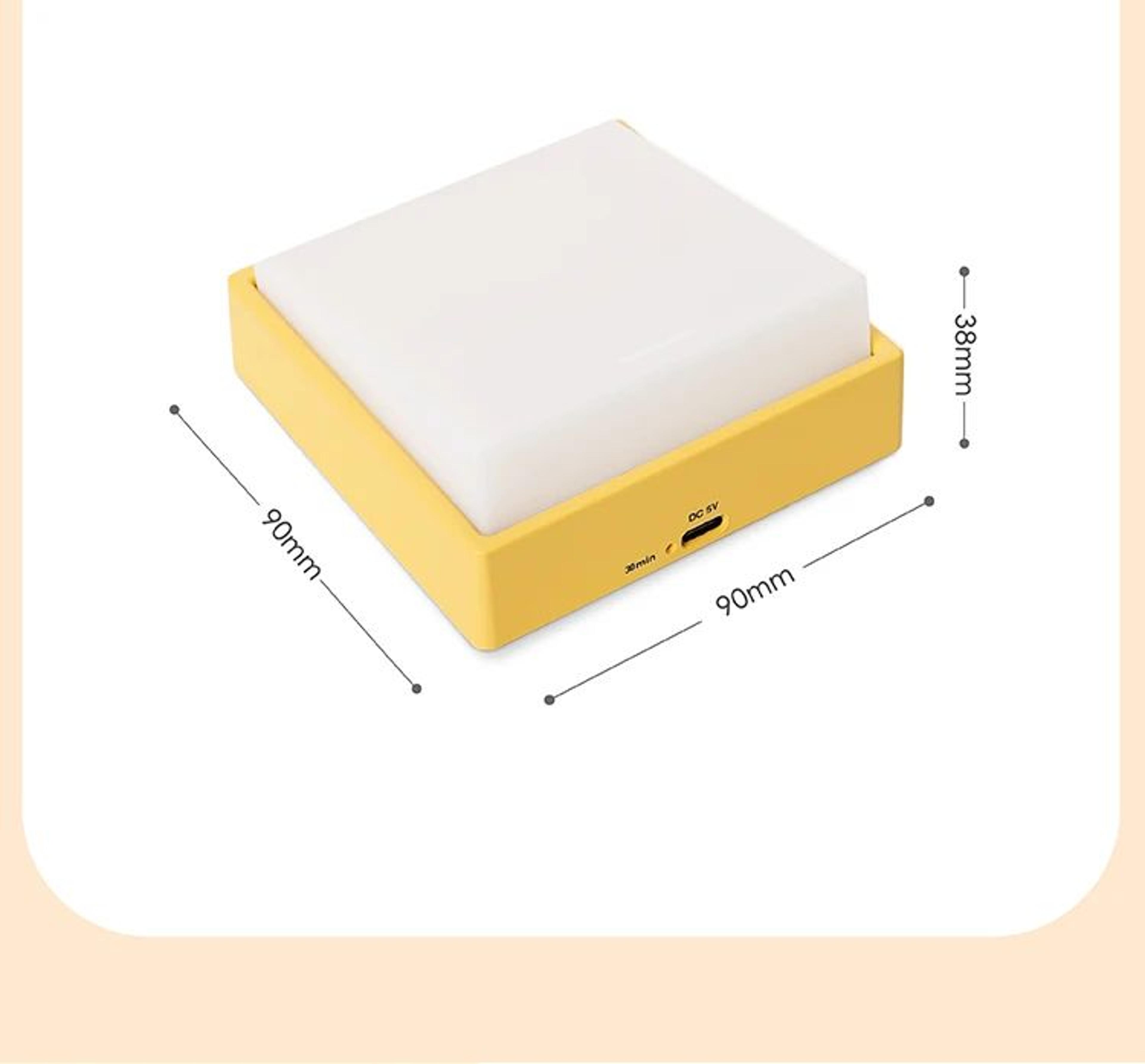 Beech Wood Magnetic Switch Night Light  Rechargeable Wall  Bedside Lamp 22