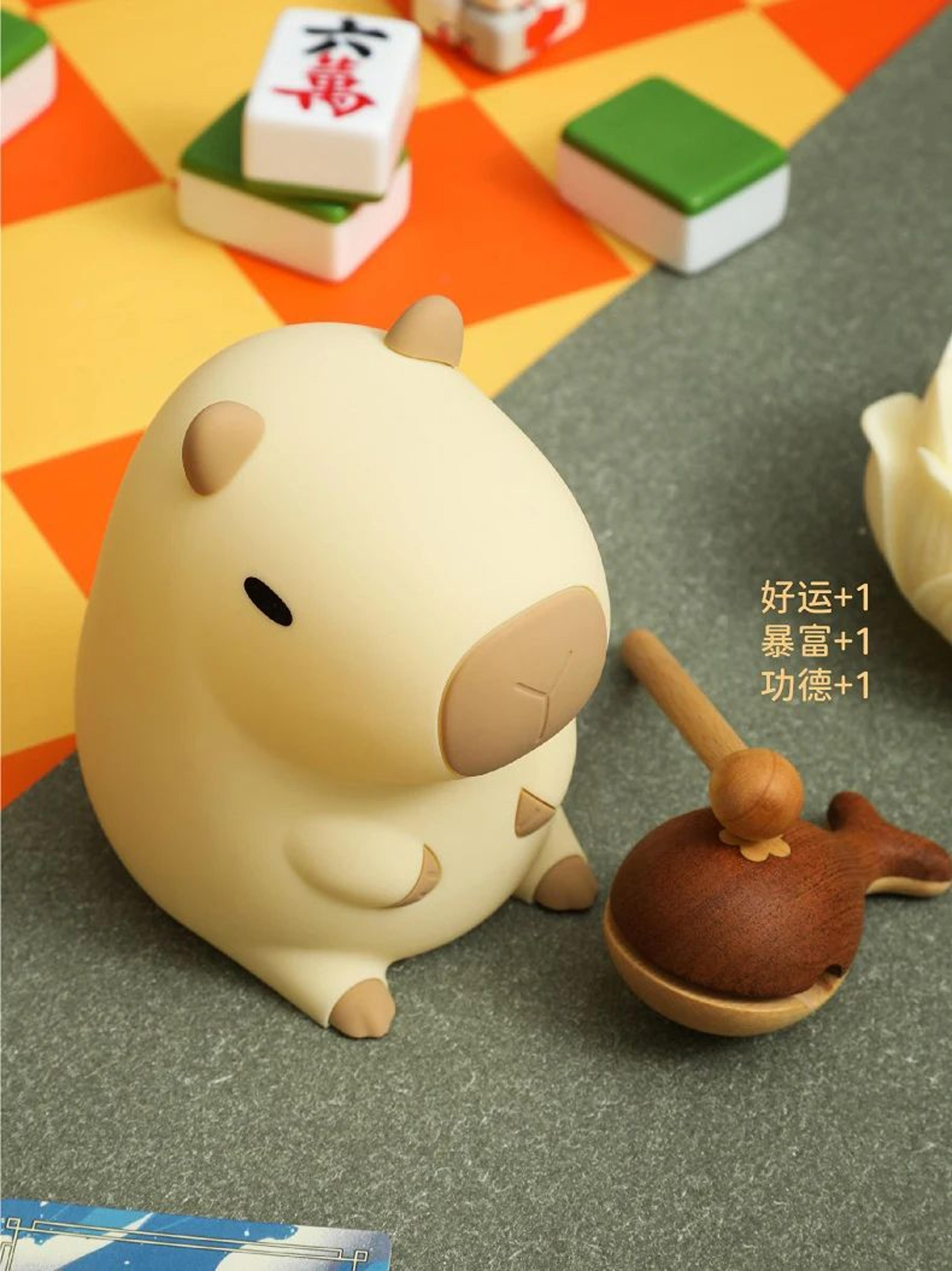 Capybara Silicone Night Light  Cute Anime LED Rechargeable Lamp 7