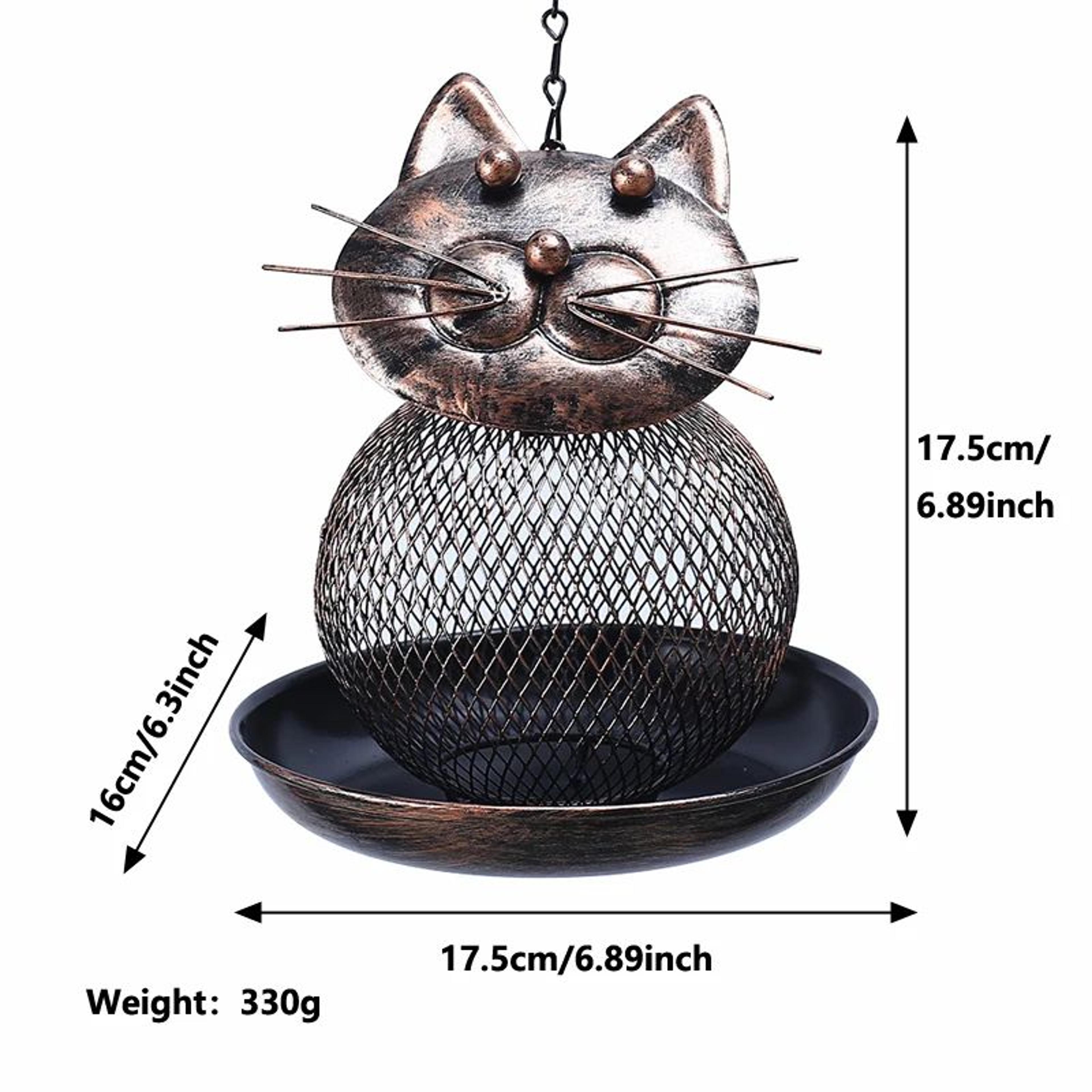 LargeCapacity Metal Bird Feeder  SquirrelProof Outdoor Hanging Feeder 5