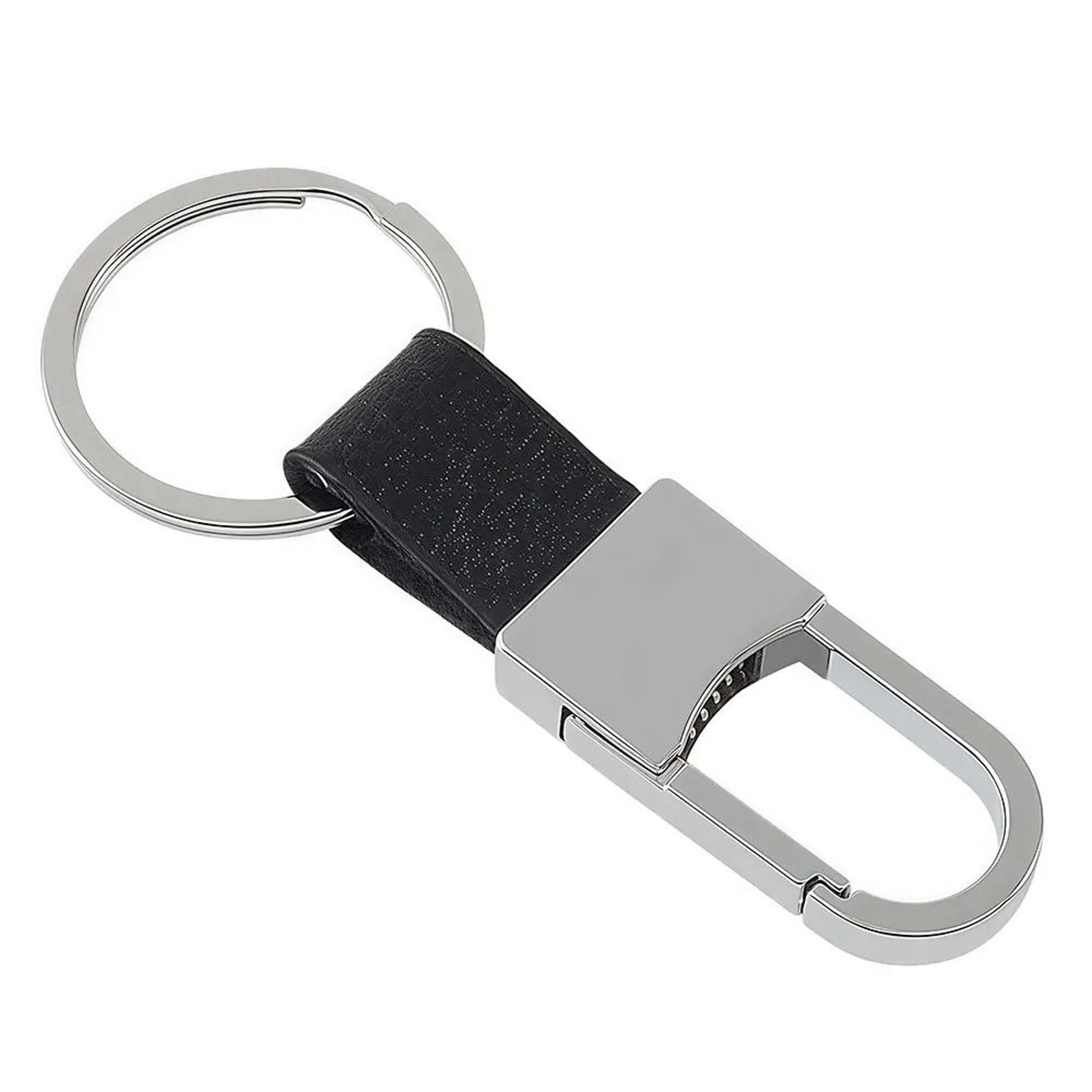 Personalized Leather Splicing Waist Hanging Car Keychain For Men 9
