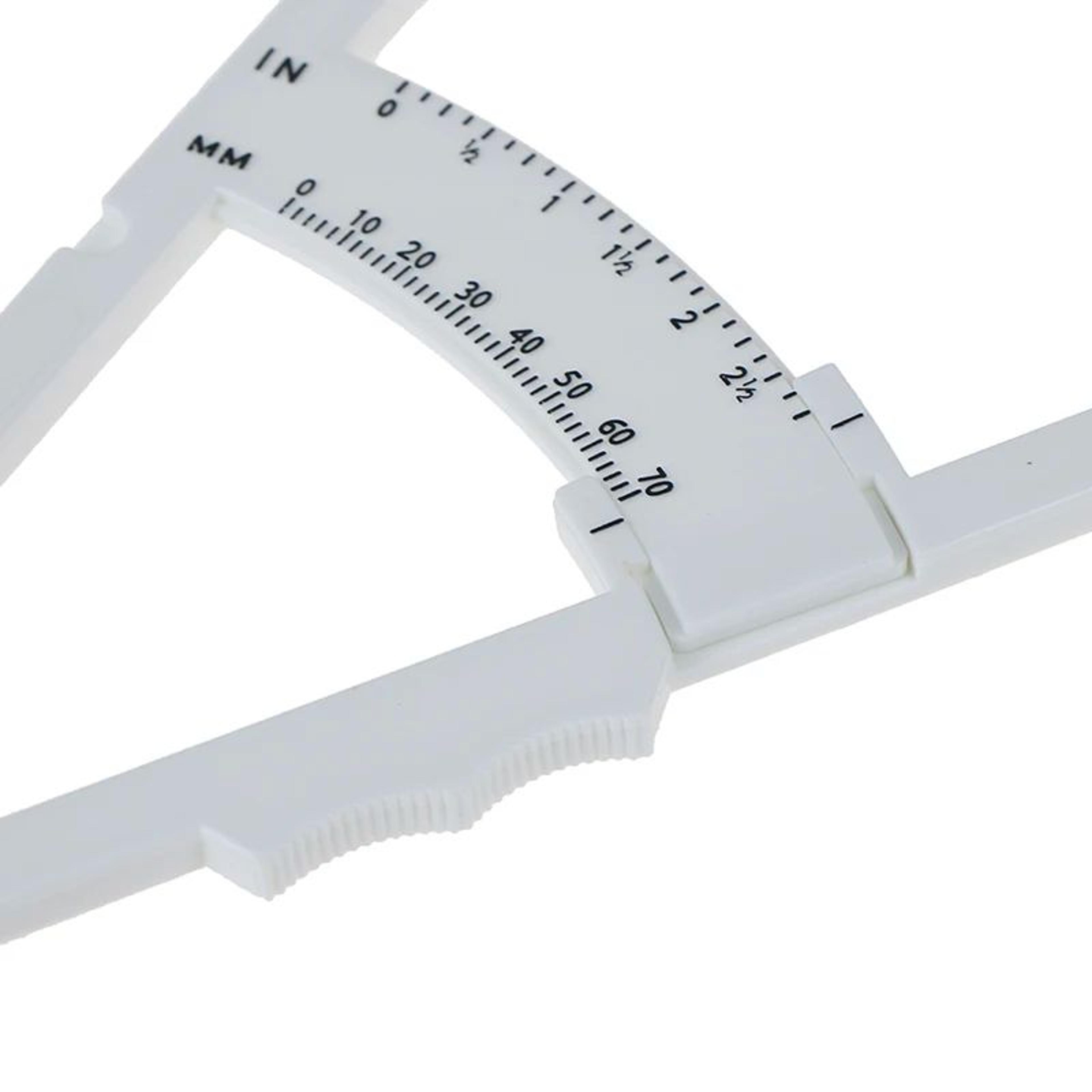 Body Fat Caliper And Measuring Tape Set Portable Fitness Tester 10