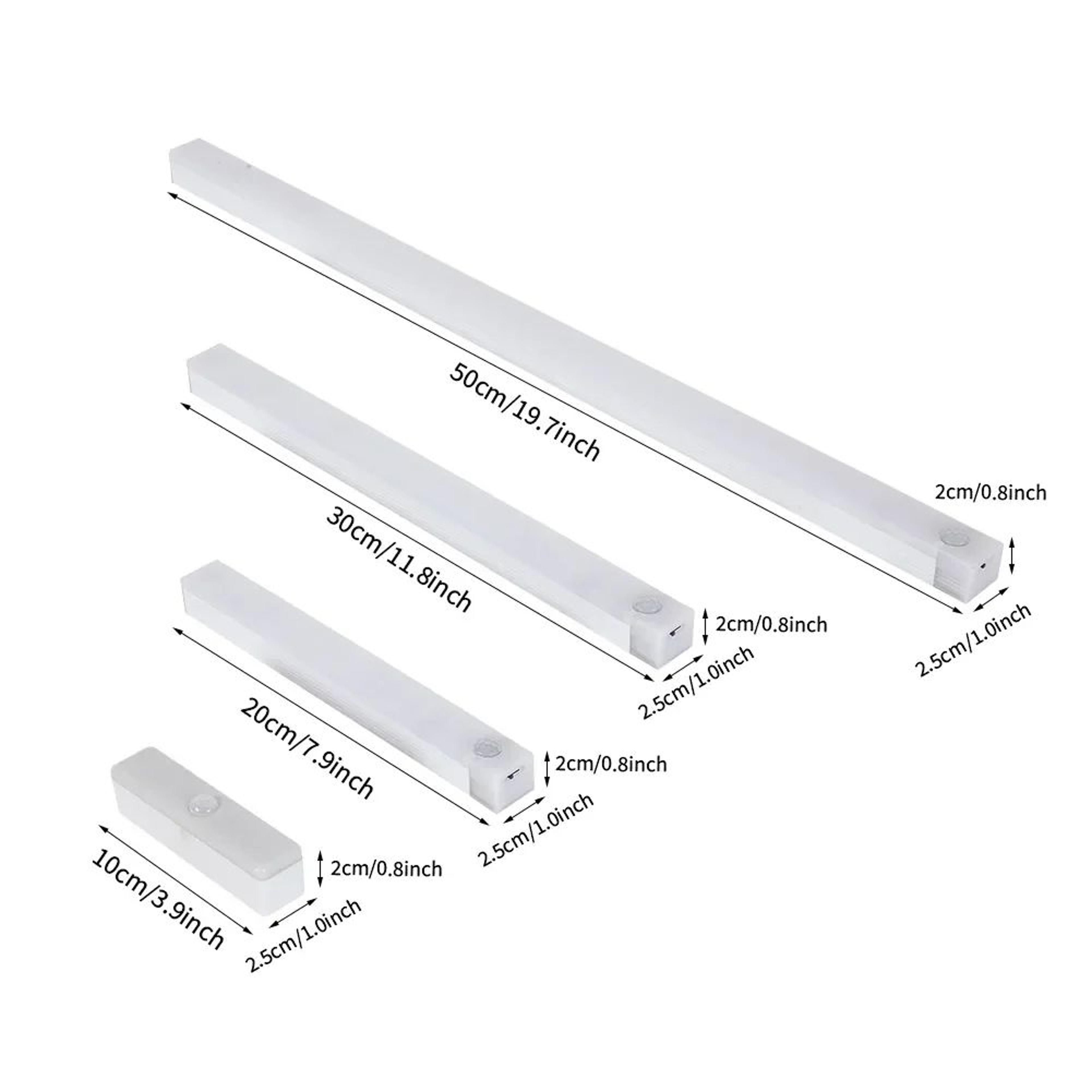USB Rechargeable Magnetic Motion Sensor Night Light Dimmable LED Cabinet Lamp 7