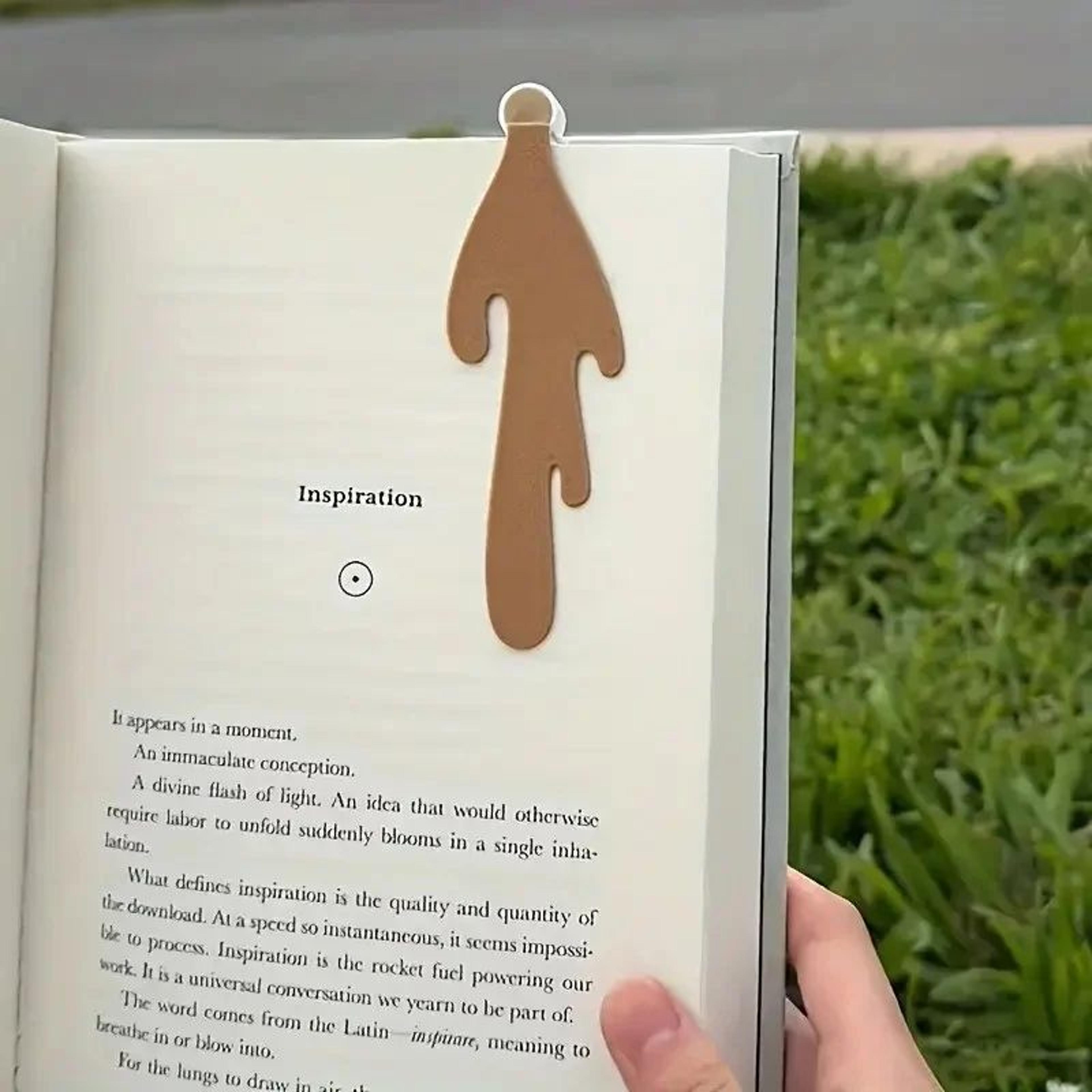 Creative Coffee Cup PU Leather Bookmark Fun Reading Gift For Book Lovers 1