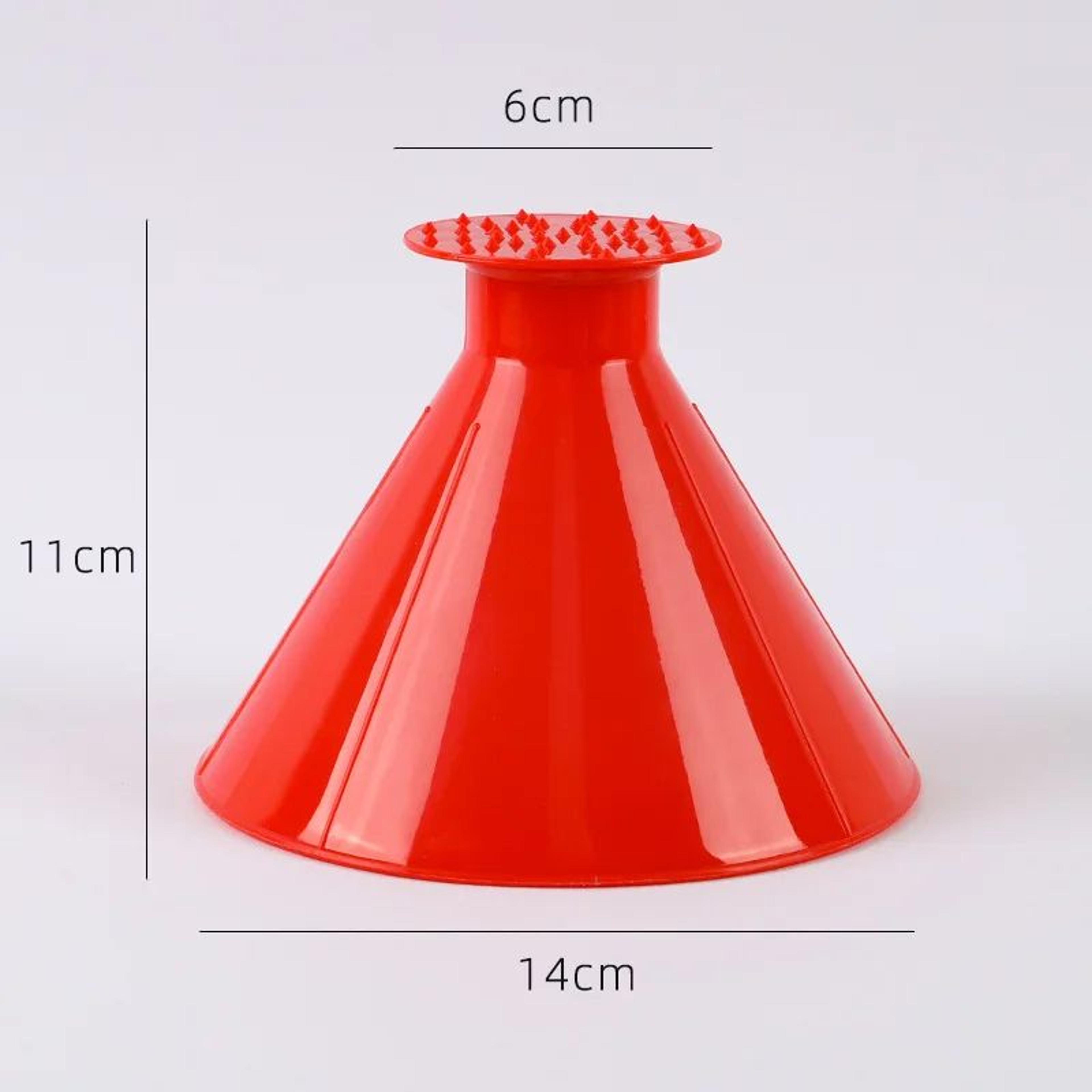 Magic Ice Scraper Funnel  ConeShaped Car Deicer Tool For Fast Snow And Ice Removal 7