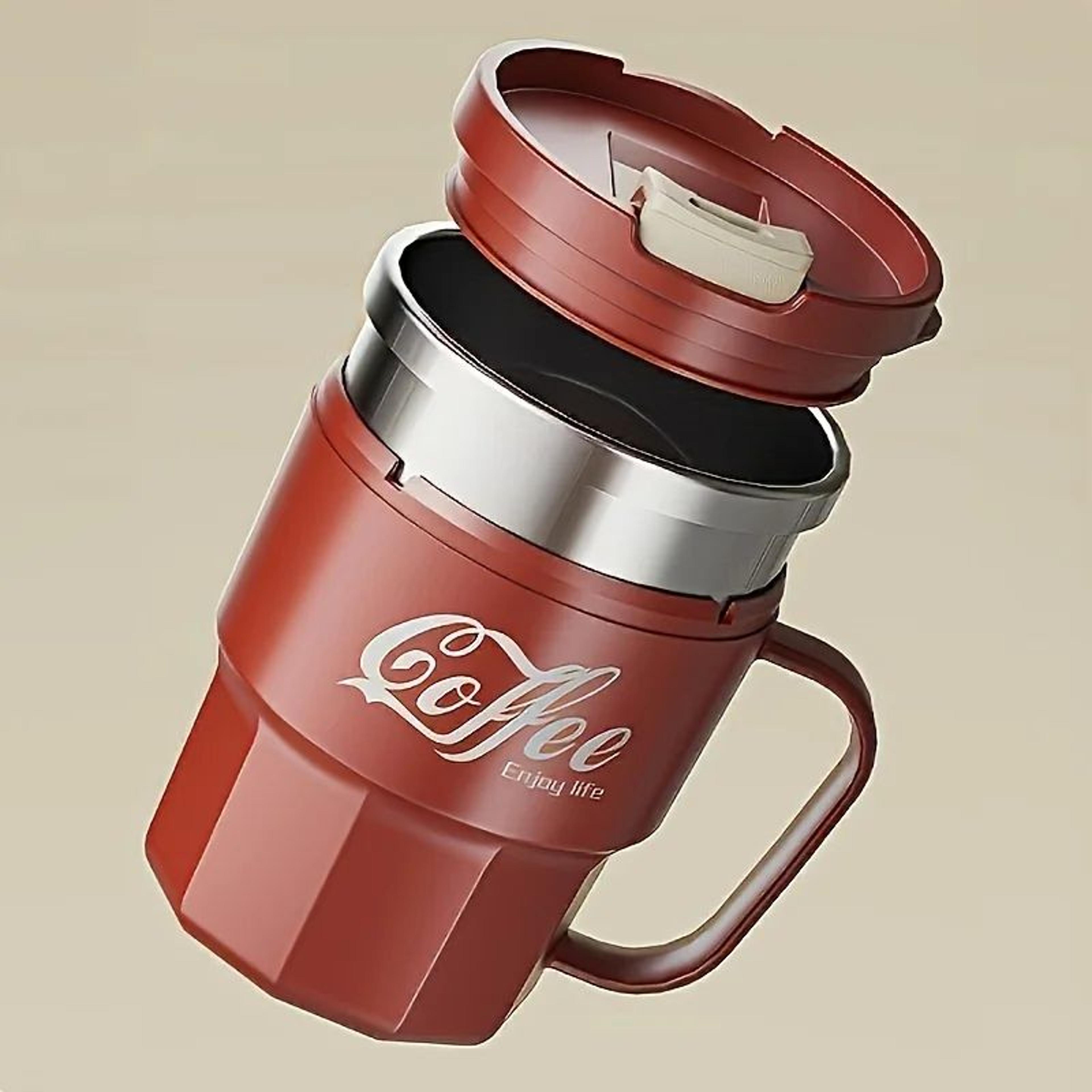 304 Stainless Steel Insulated Cup  Durable AntiDrop Water Mug With Lid For Home Office And Dorm Use 3