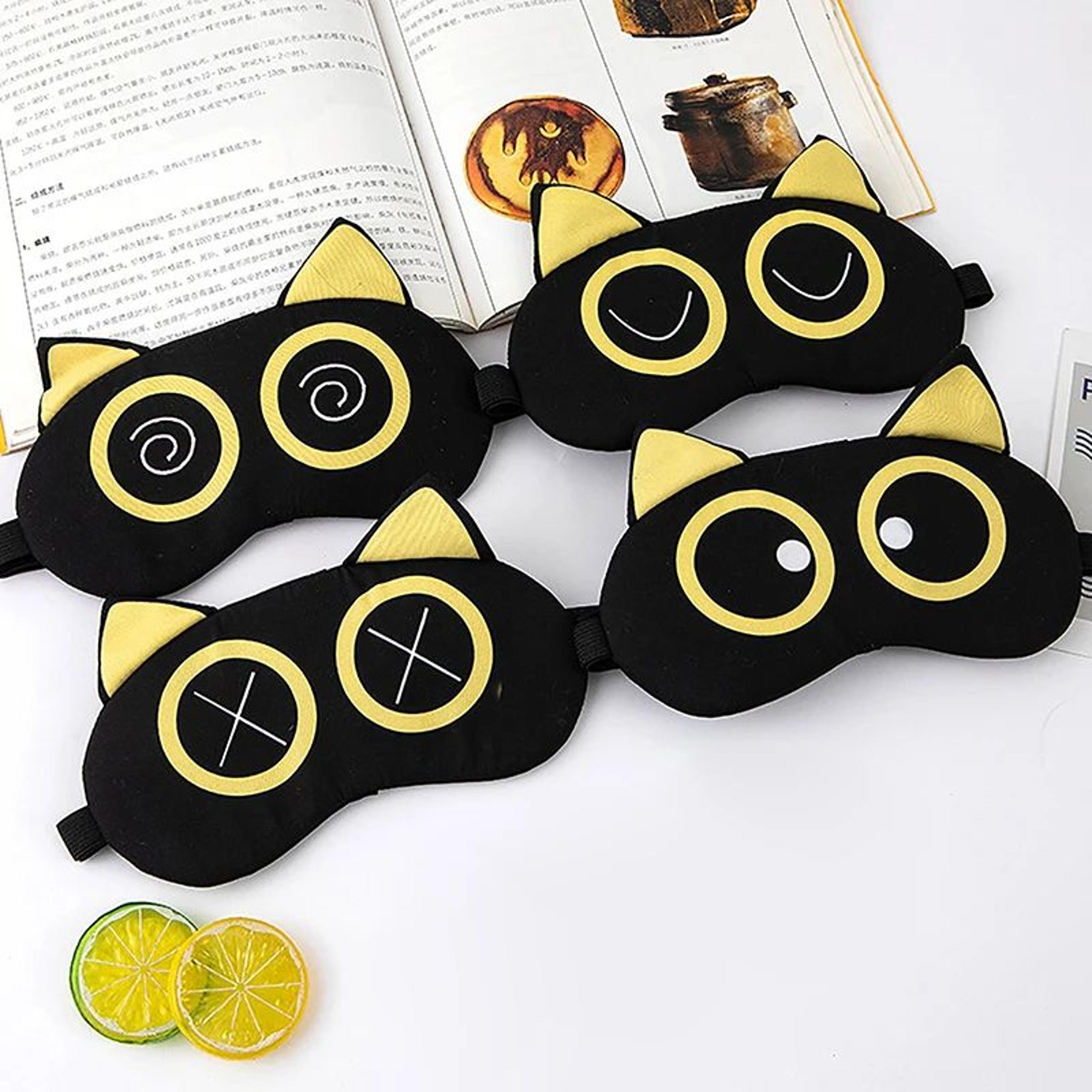 Cute Cartoon Sleep Eye Mask Anime Eye Cover For Kids And Travel 1