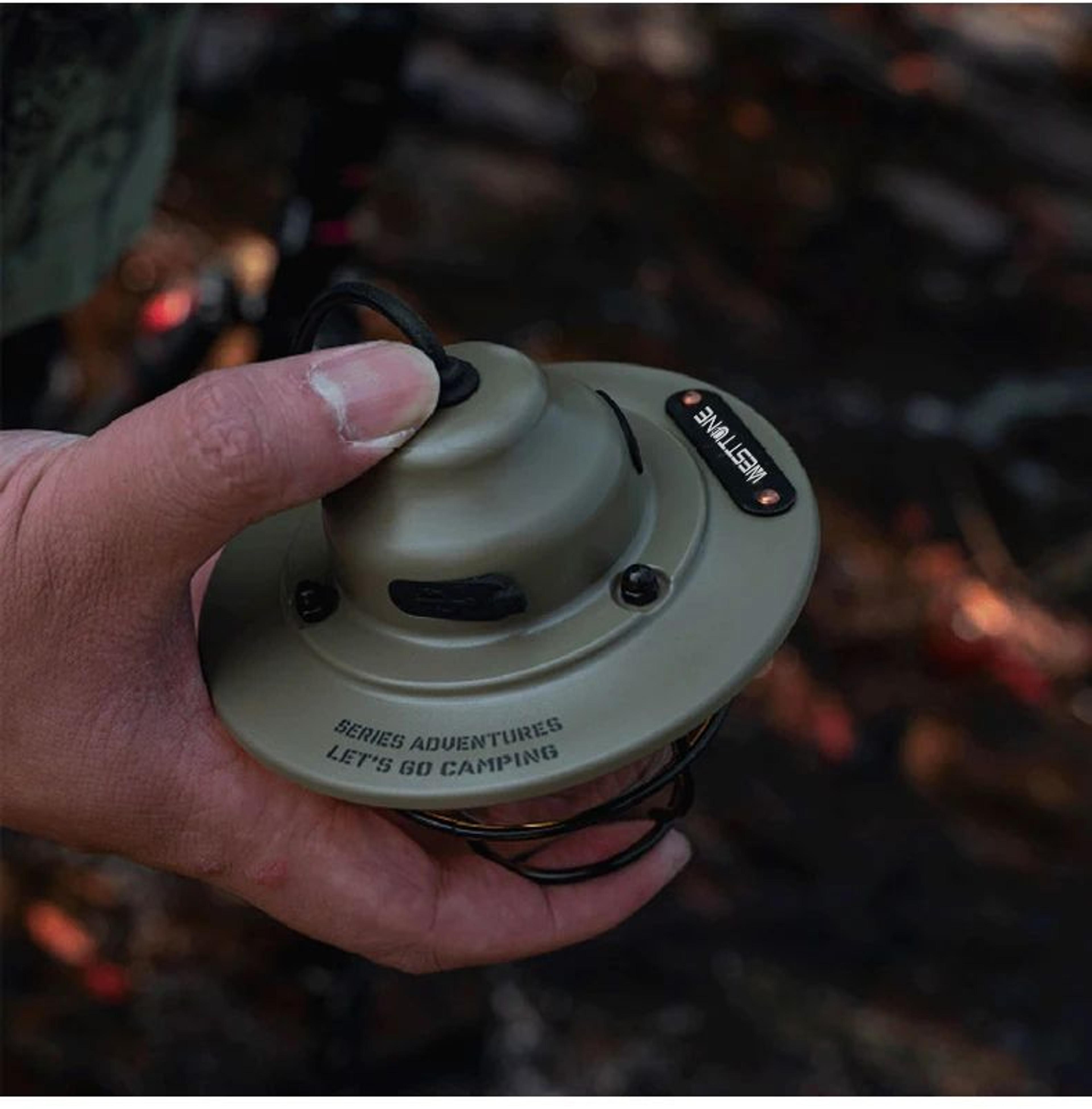 Portable Retro Camping Lantern Waterproof Dimmable Hanging Tent Light 14