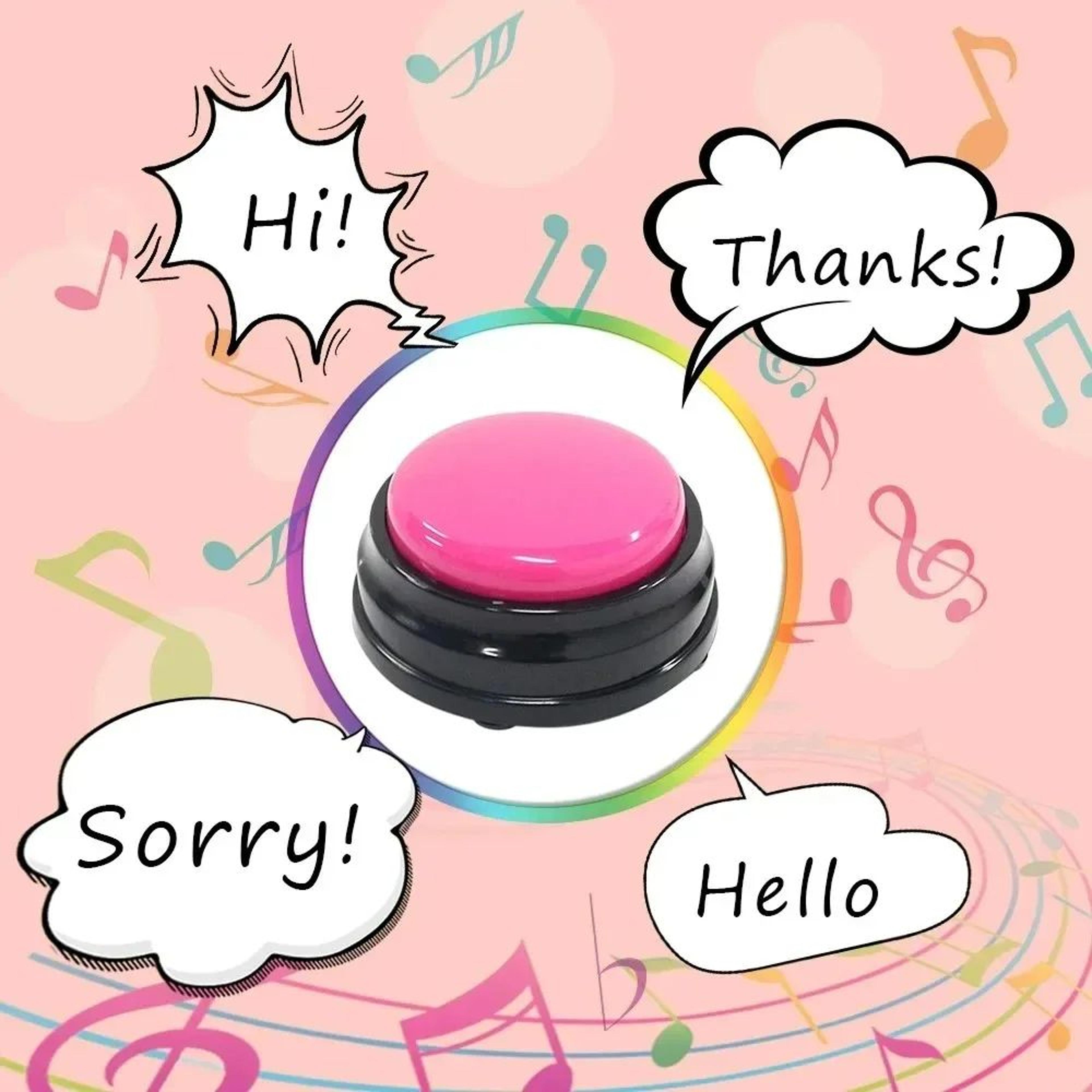 Dog Communication Buttons Voice Recording Training Buzzer For Talking Pets 10