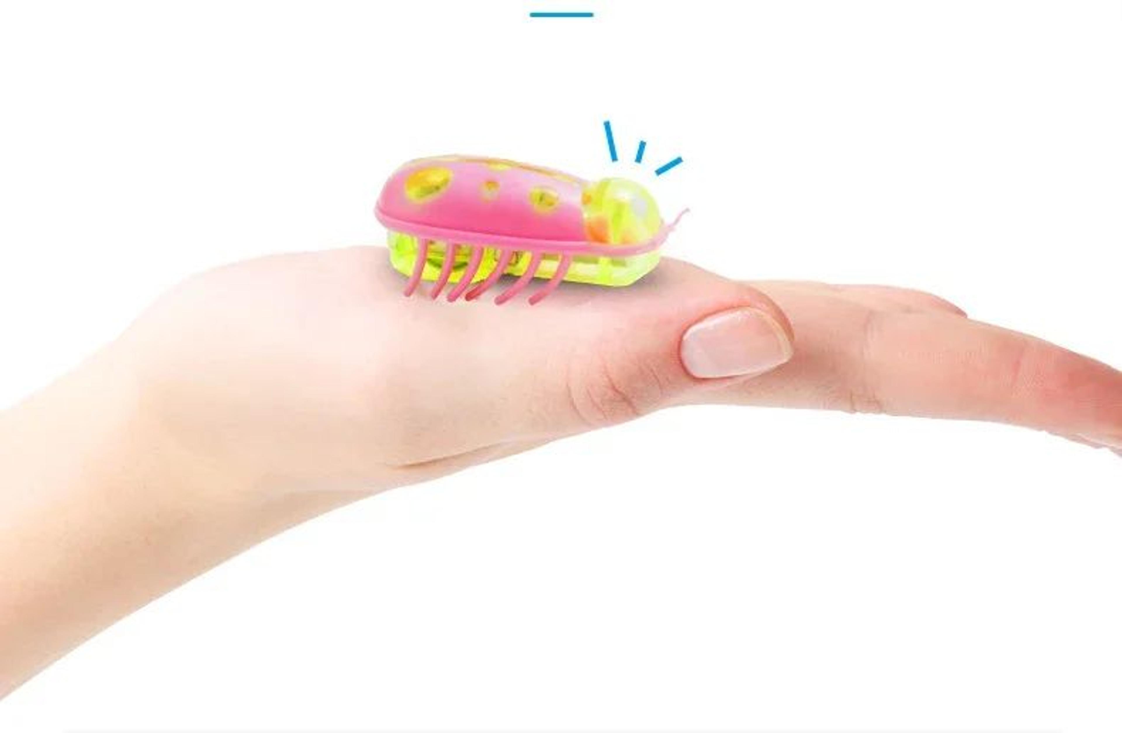 Mini Electric Ladybug Cat Toy Interactive Walking Insect Pet Toy 10