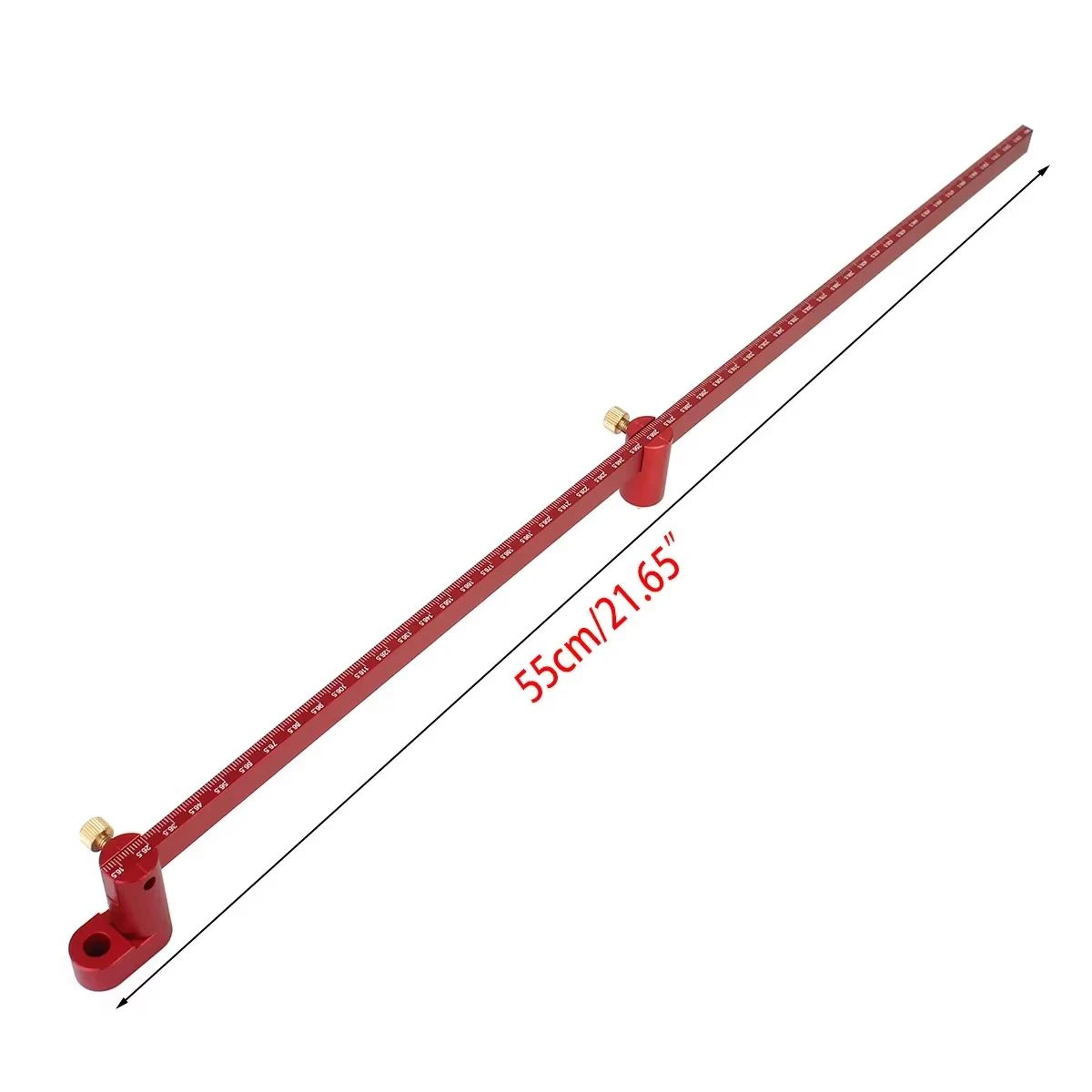 Woodworking Scribing Gauge Center Finder Ruler Aluminum Circle Ruler Compass 32cm 8