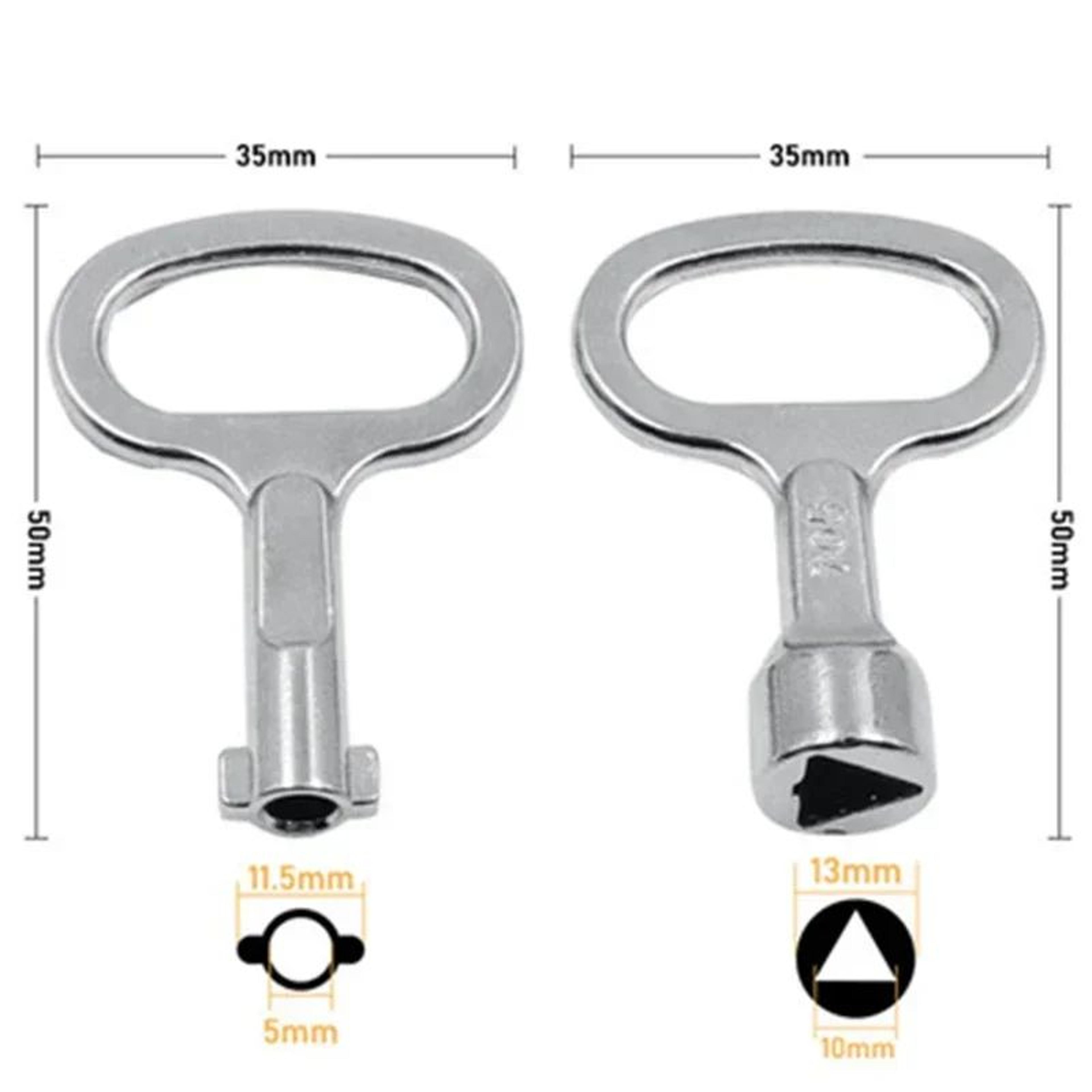 Multifunction Universal Triangle Key Spanner  Electric Cabinet Panel Lock And Door Access Tool 3