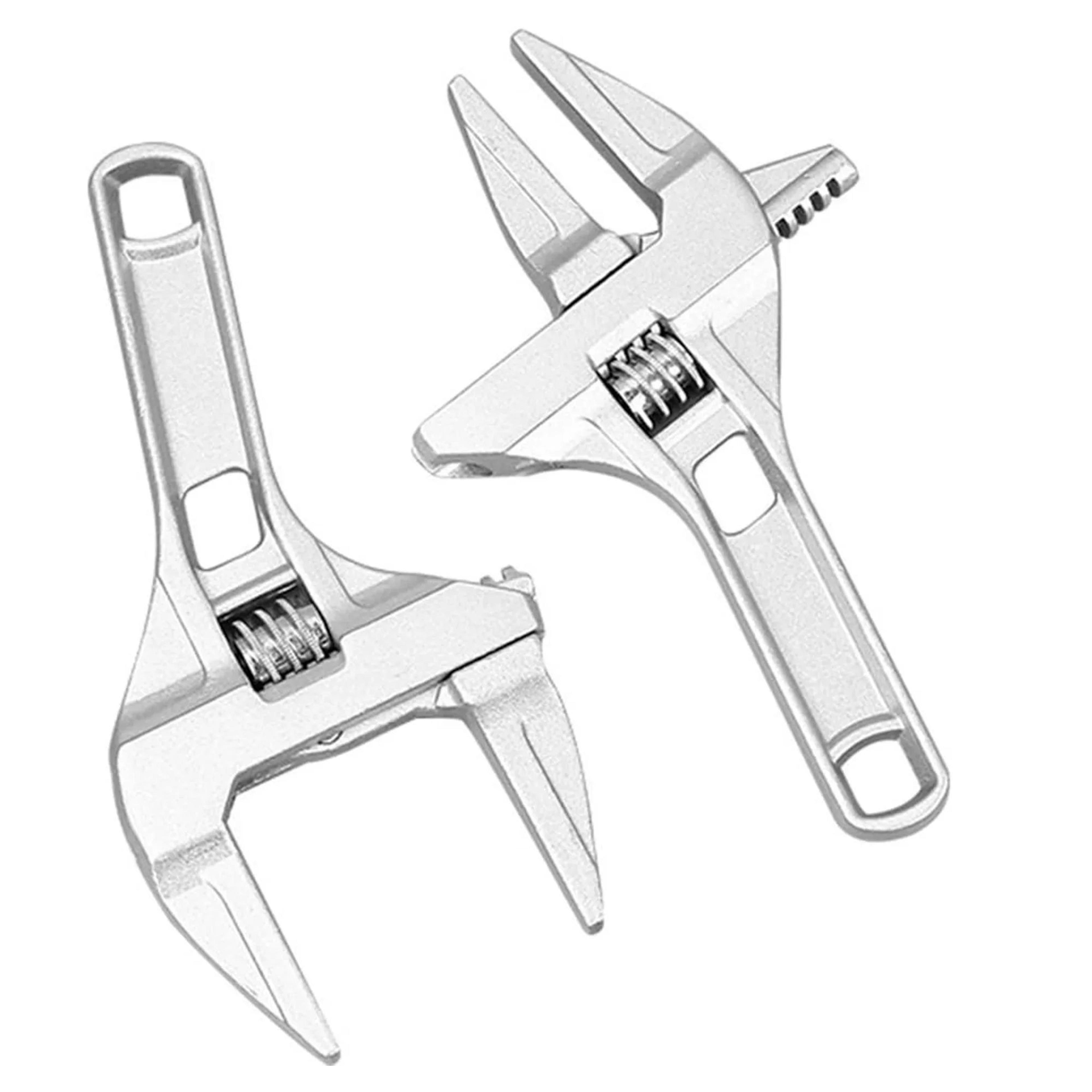 Adjustable Aluminum Alloy Bathroom Wrench  Multifunction Universal Spanner For Pipe Nut  Screw Remo 0