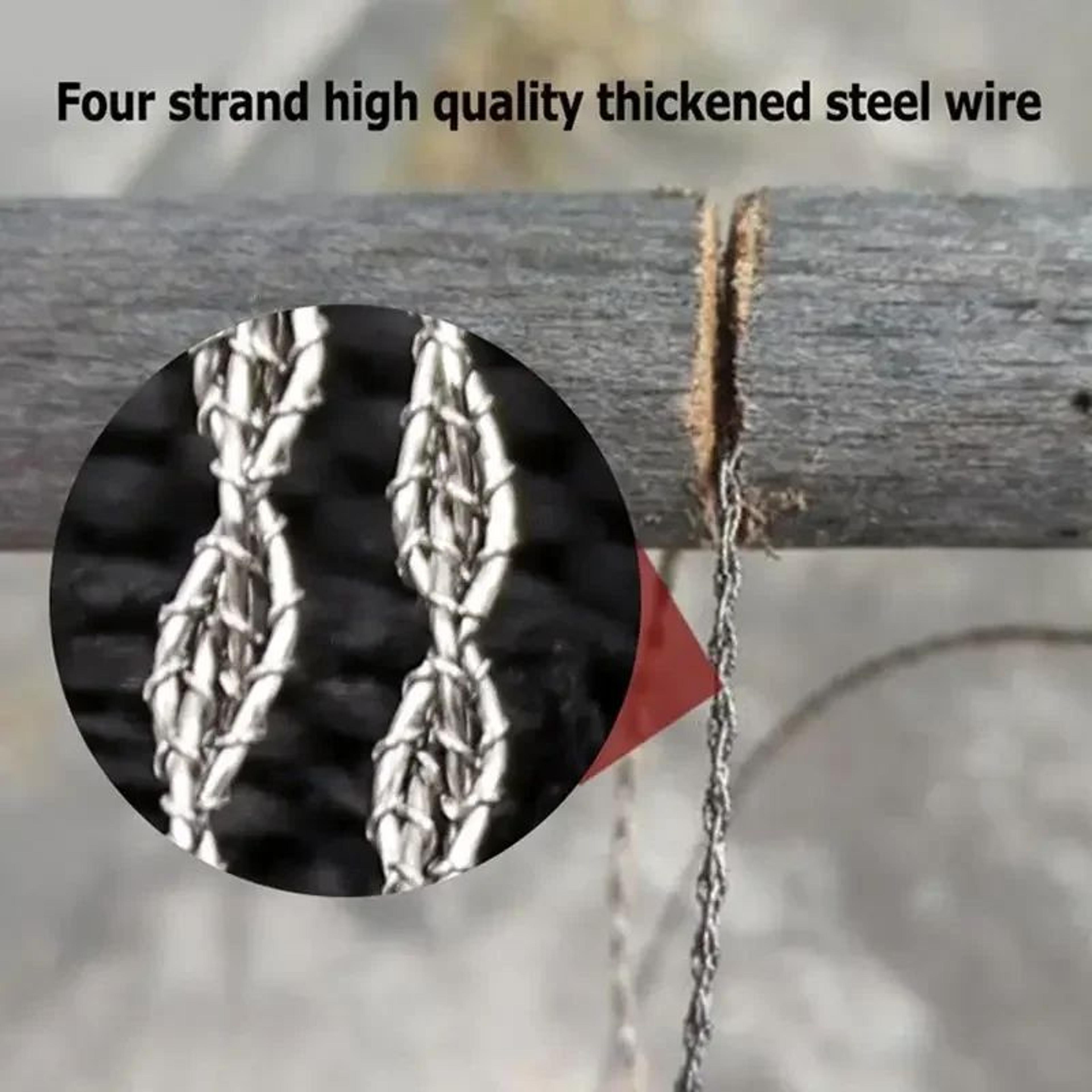 HighQuality Stainless Steel Mini Pocket Wire Saw  MultiPurpose Outdoor Camping  Emergency Survival  3
