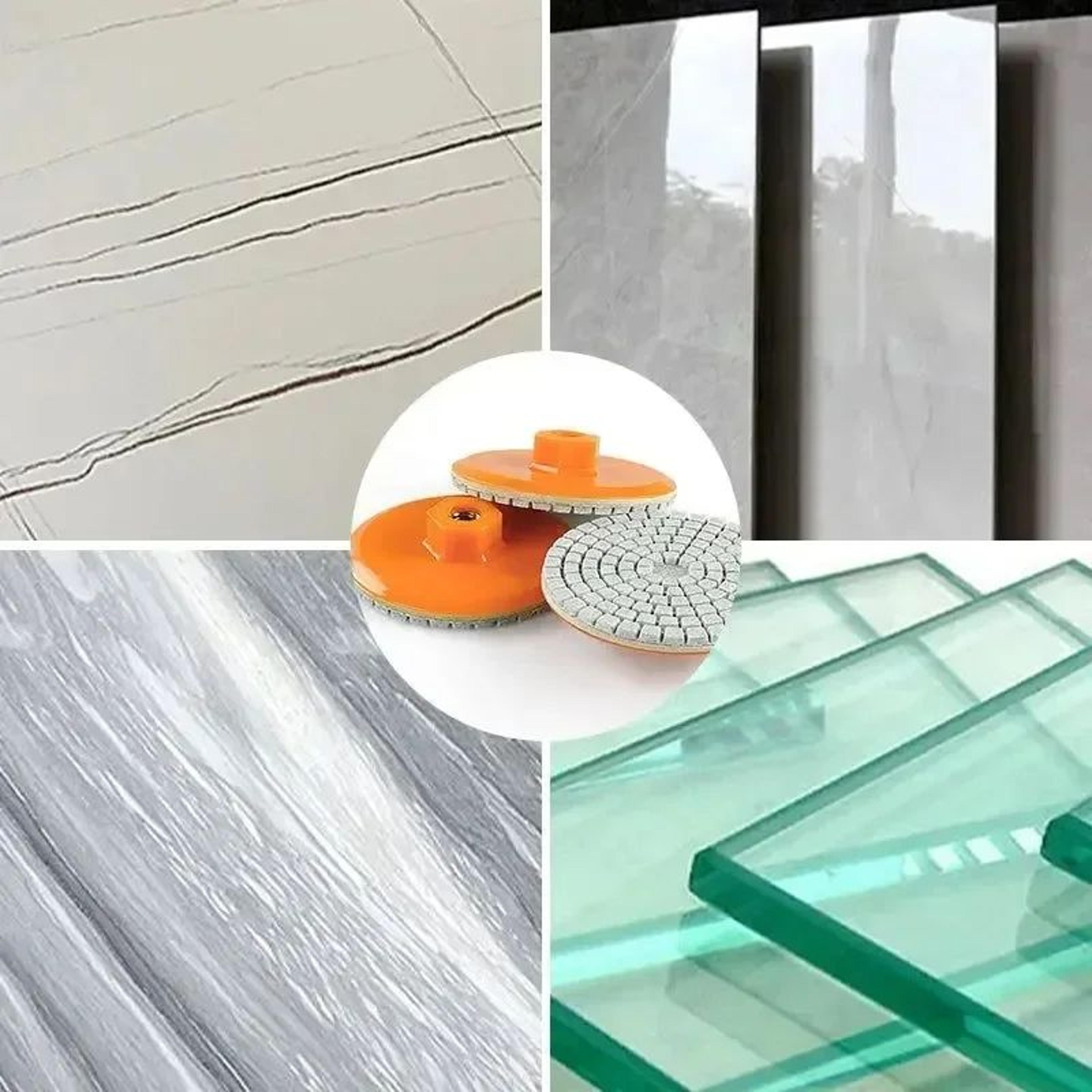 80mm Ceramic Tile Trimming  Polishing Disc  Dry Polishing Wheel For Marble Quartz  Stone Edge Grind 2