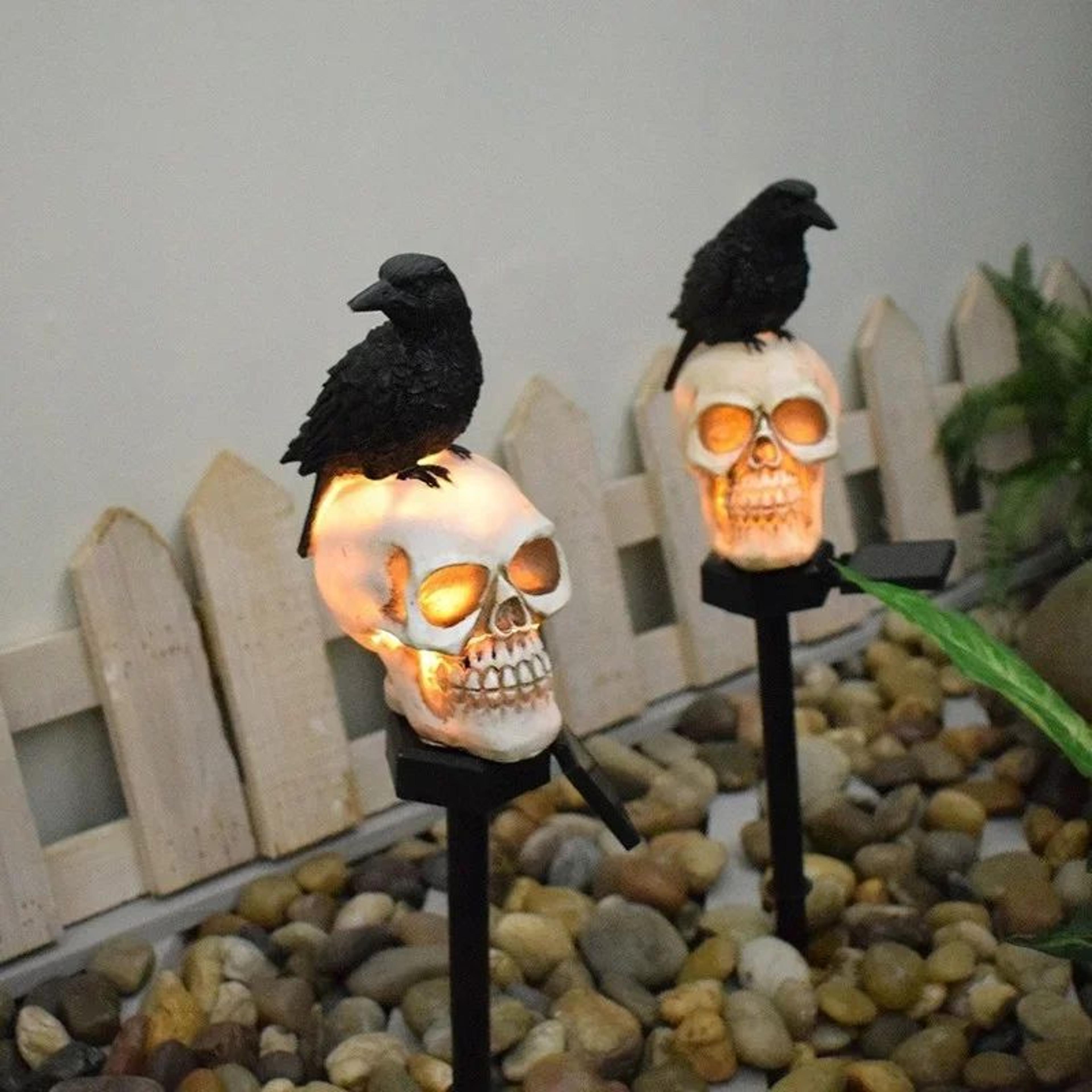 Halloween Outdoor LightUp Skeleton Ghost  Horror Grimace Yard Decoration For Home Party  Garden 1