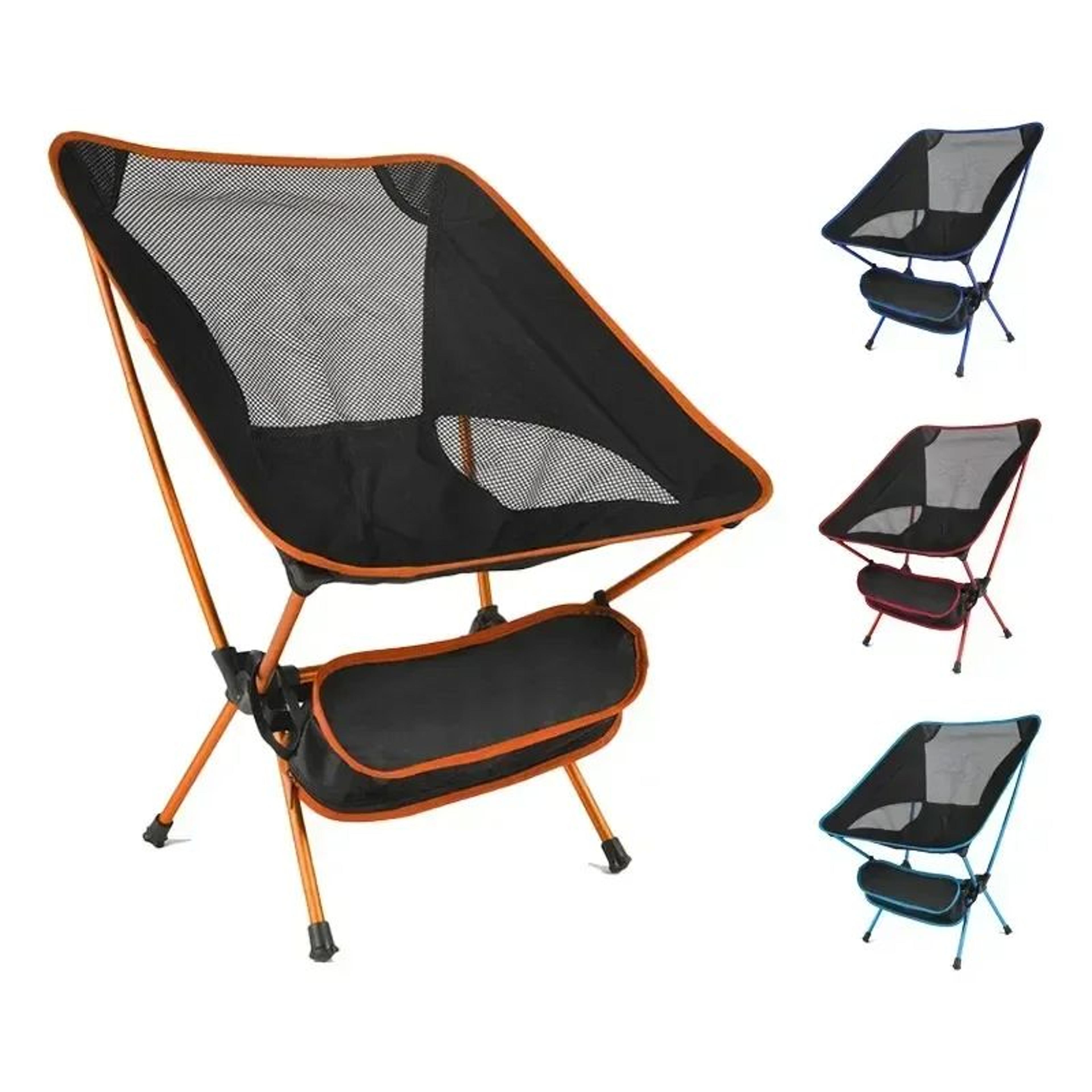 Outdoor Portable Folding Chair  Lightweight Beach BBQ Travel  Hiking Seat For Easy Carry Convenienc 2