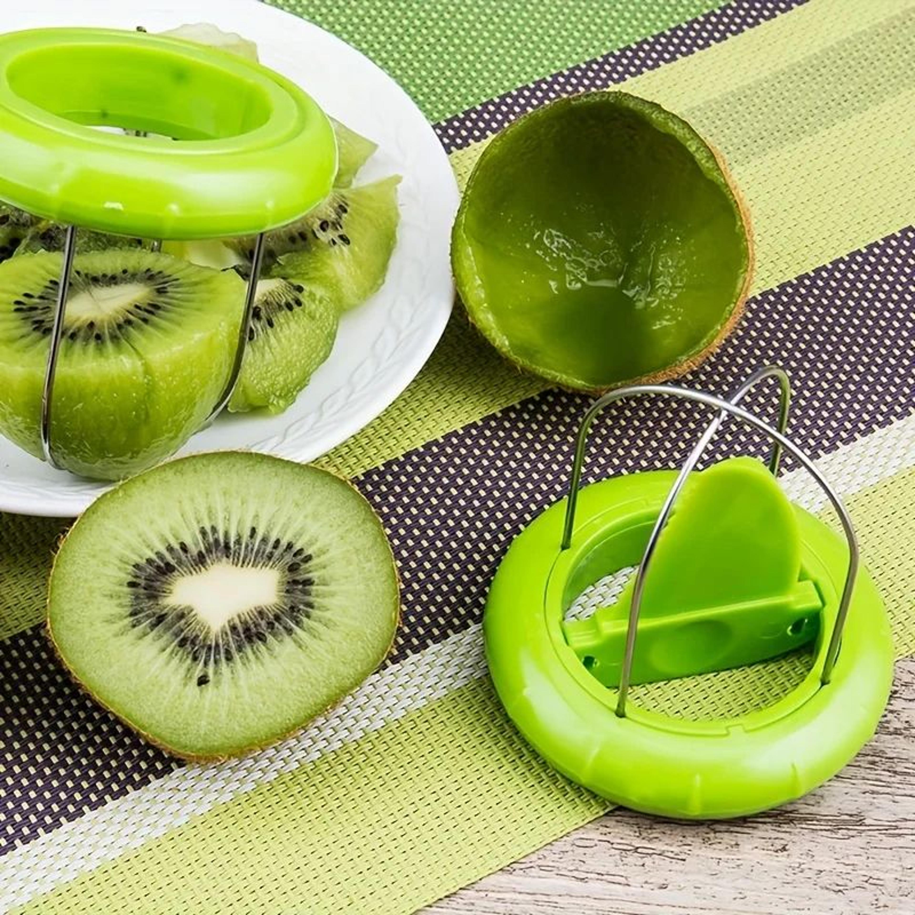Kiwi Fruit Slicer  Peeler  EasytoUse Stainless Steel Blade Kitchen Gadget For Quick Kiwi Prep 3