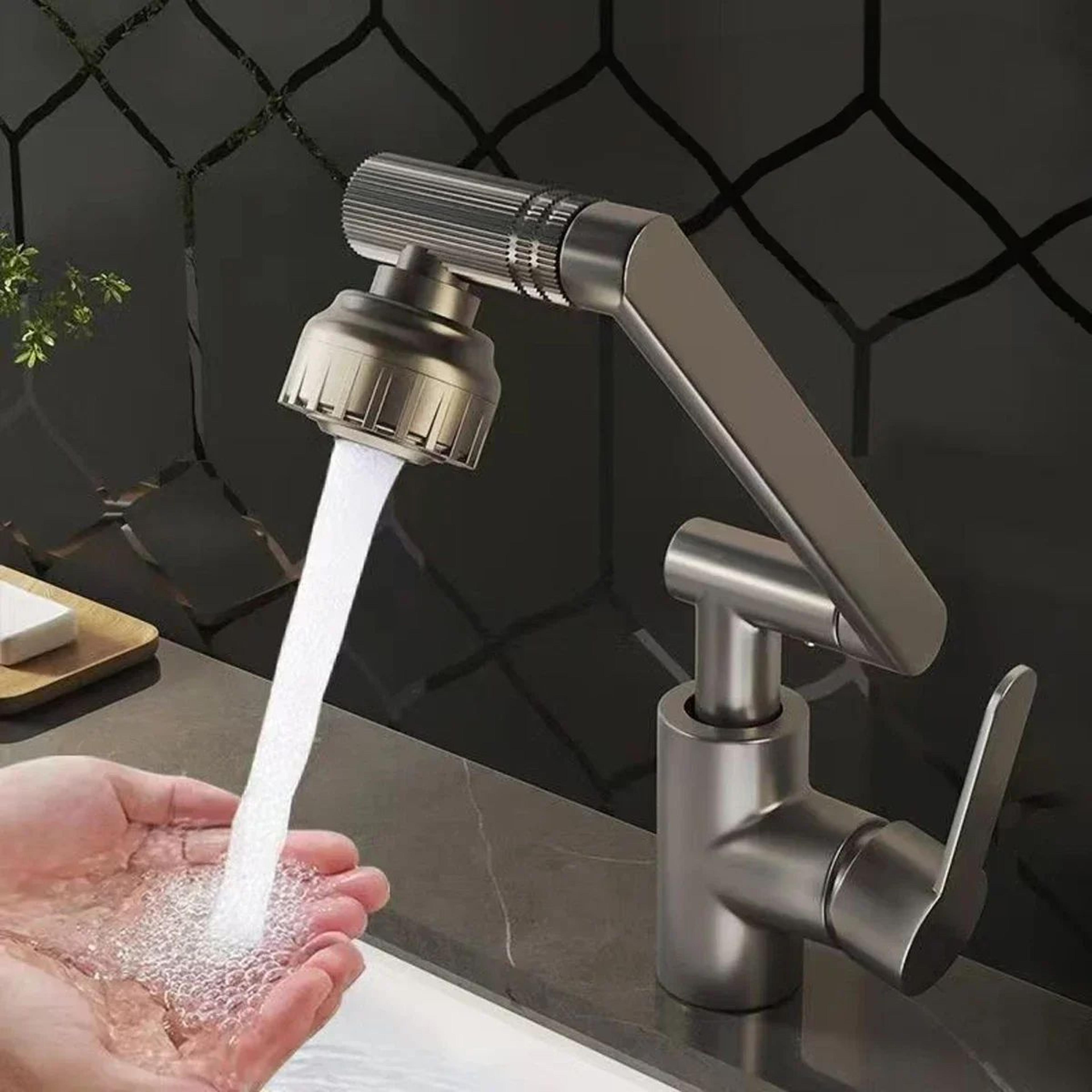 1080 Rotating Basin Faucet Hot  Cold Multi Function Booster Faucet For Bathroom  Kitchen With Unive 0