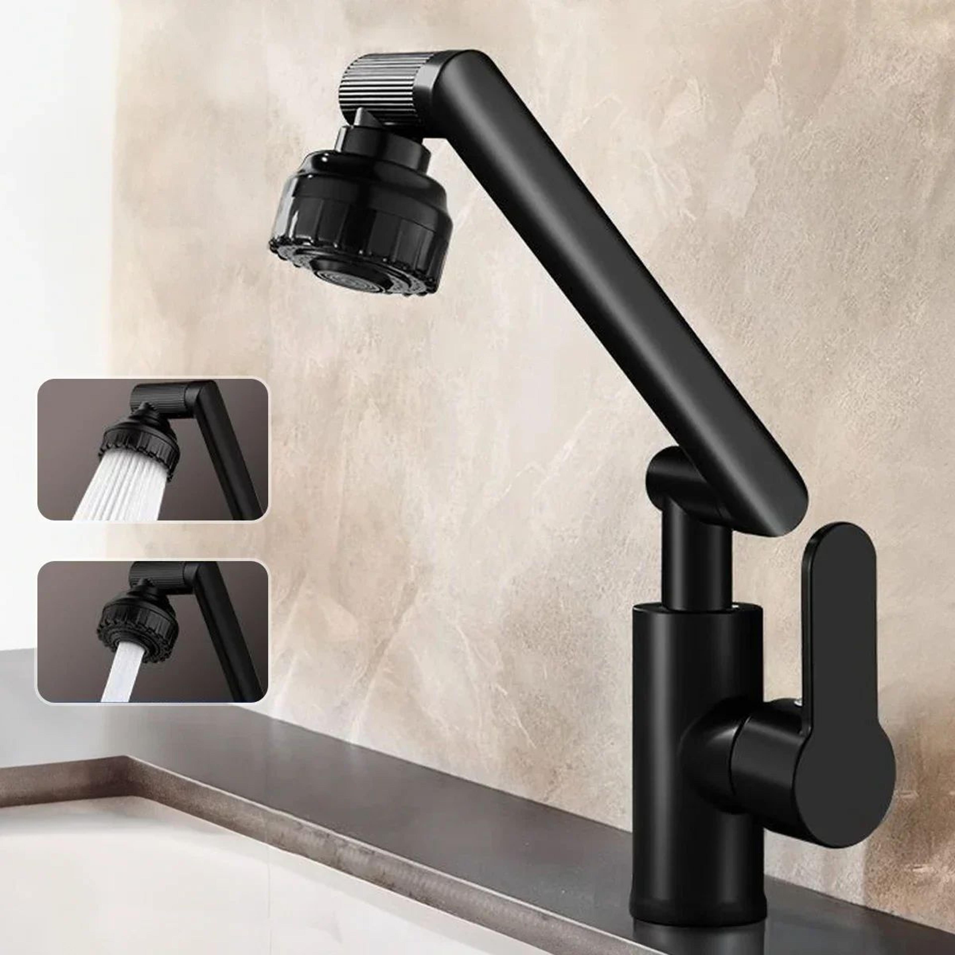 1080 Rotating Basin Faucet Hot  Cold Multi Function Booster Faucet For Bathroom  Kitchen With Unive 15