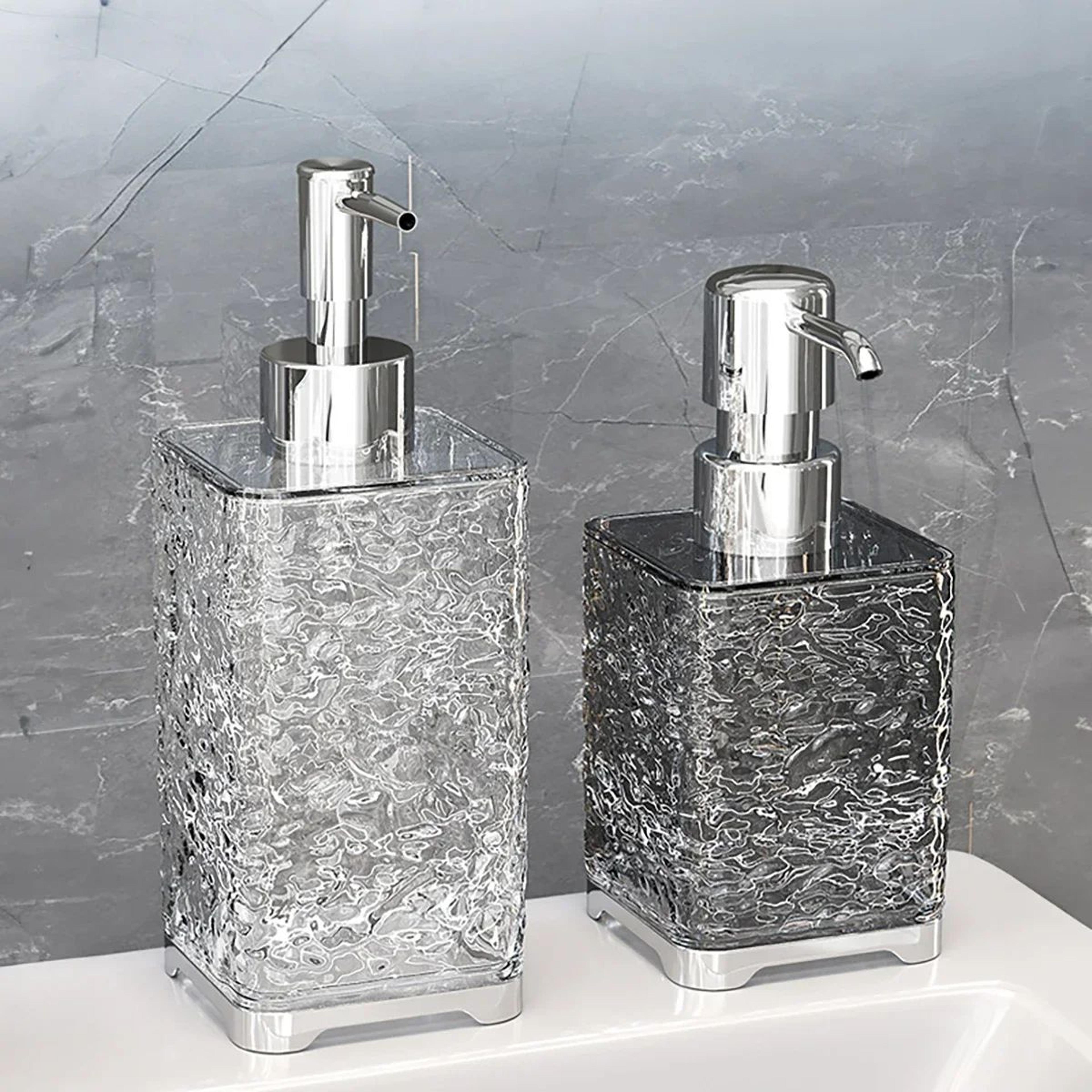 Luxurious Refillable ABS Soap Dispenser Bottle  Press Pump Container For Hand Soap Dish Soap  Bathr 3