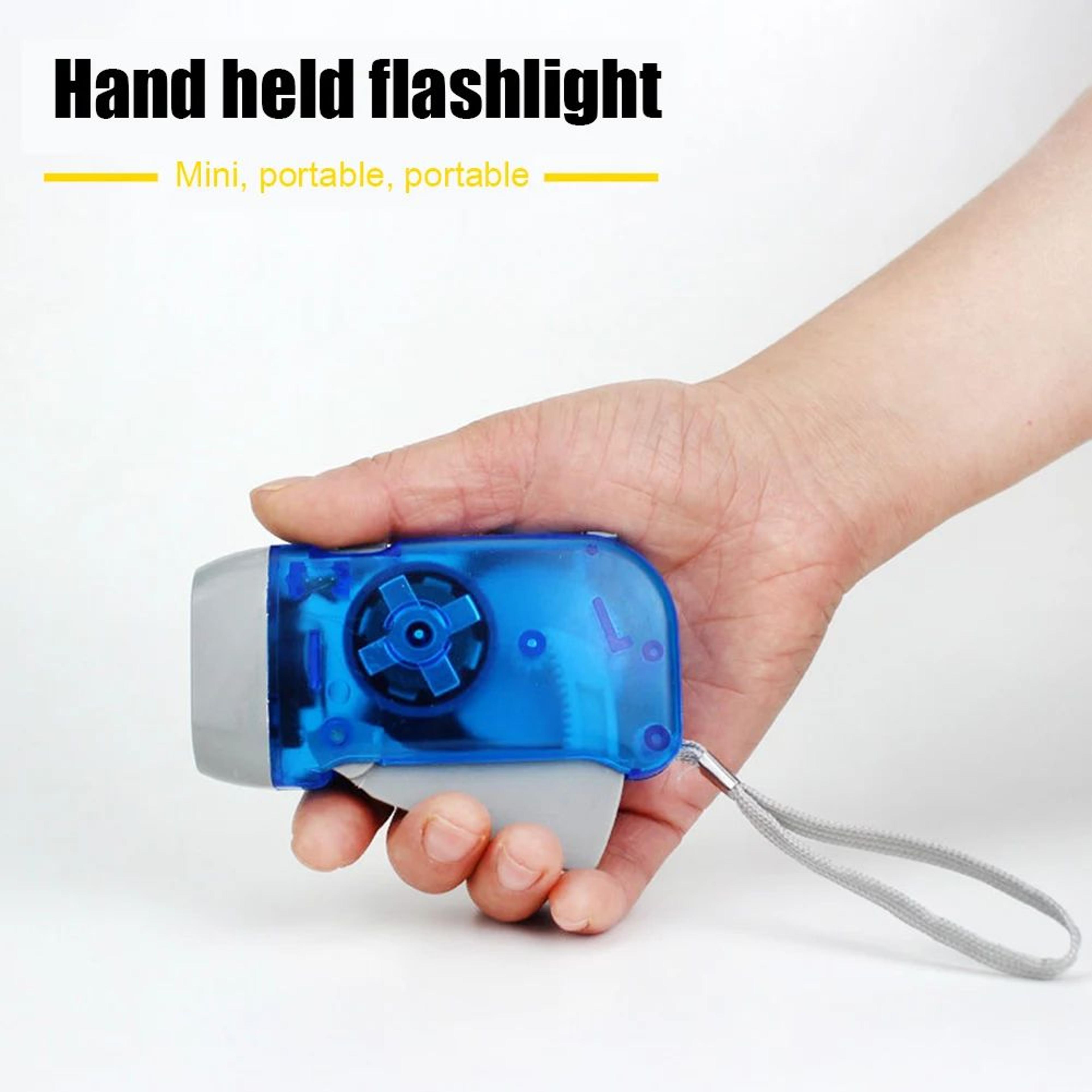 Hand Press Dynamo LED Emergency Flashlight 3