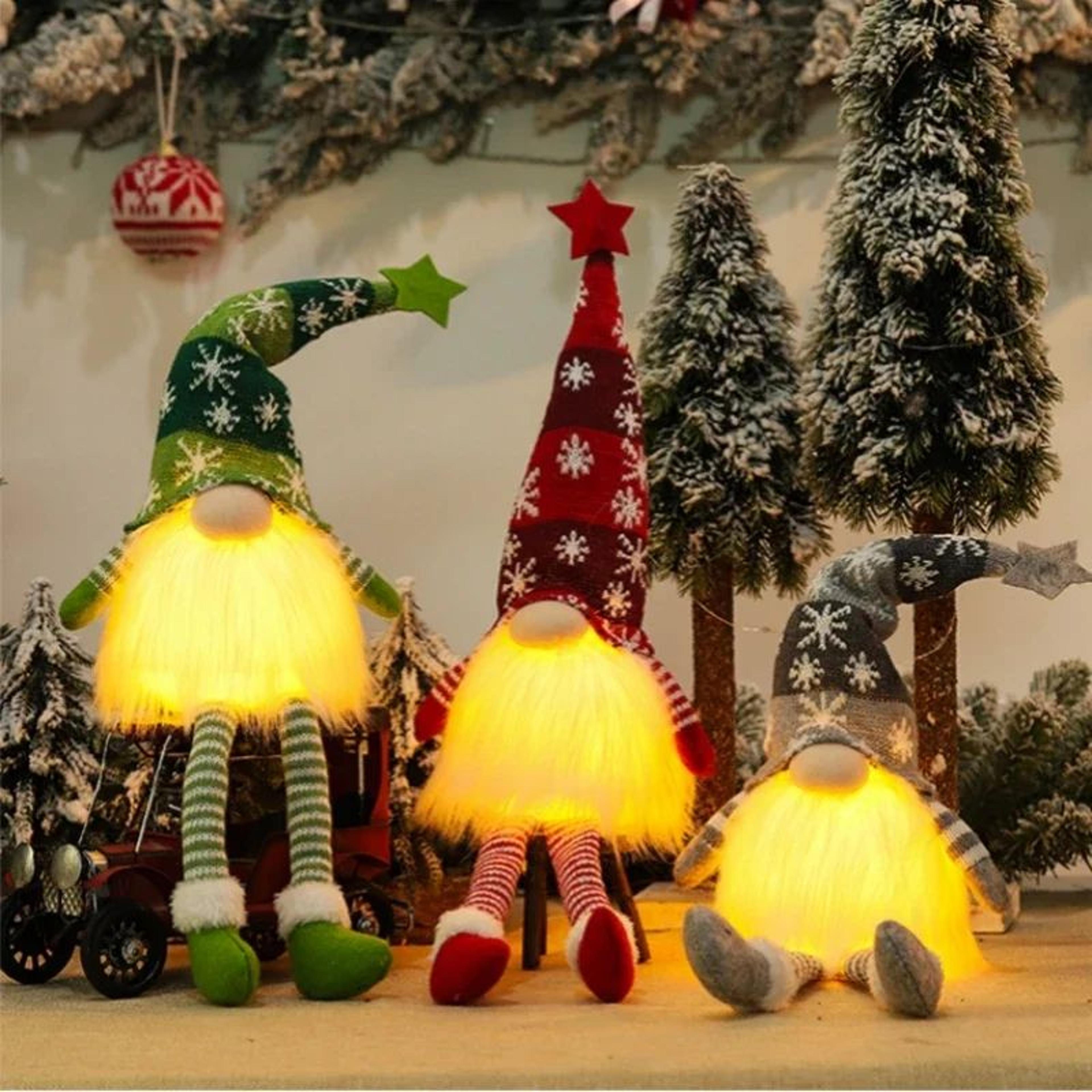 Christmas Gnome LED Night Light Doll 1
