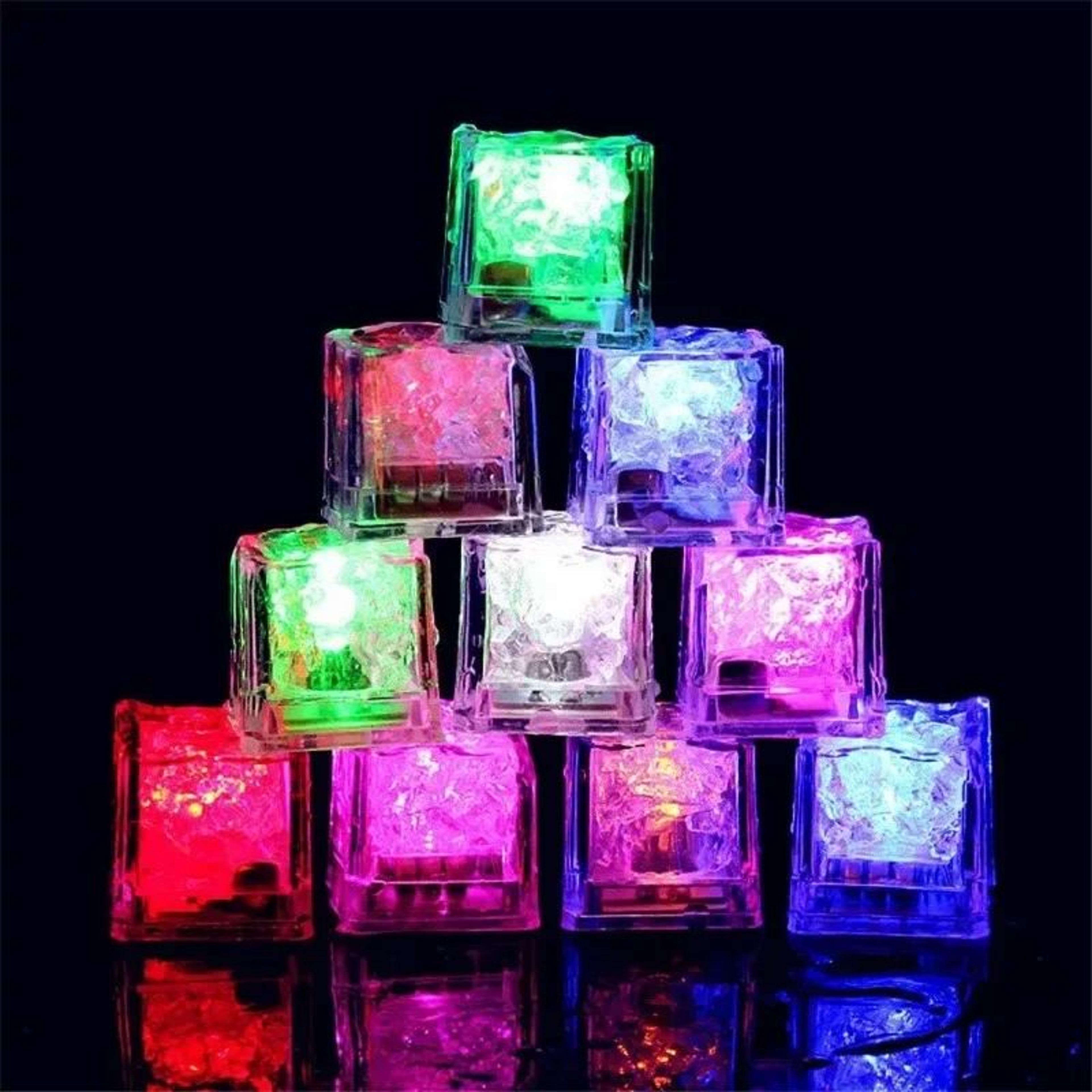 LED Color Changing Luminous Ice Cubes Set 3
