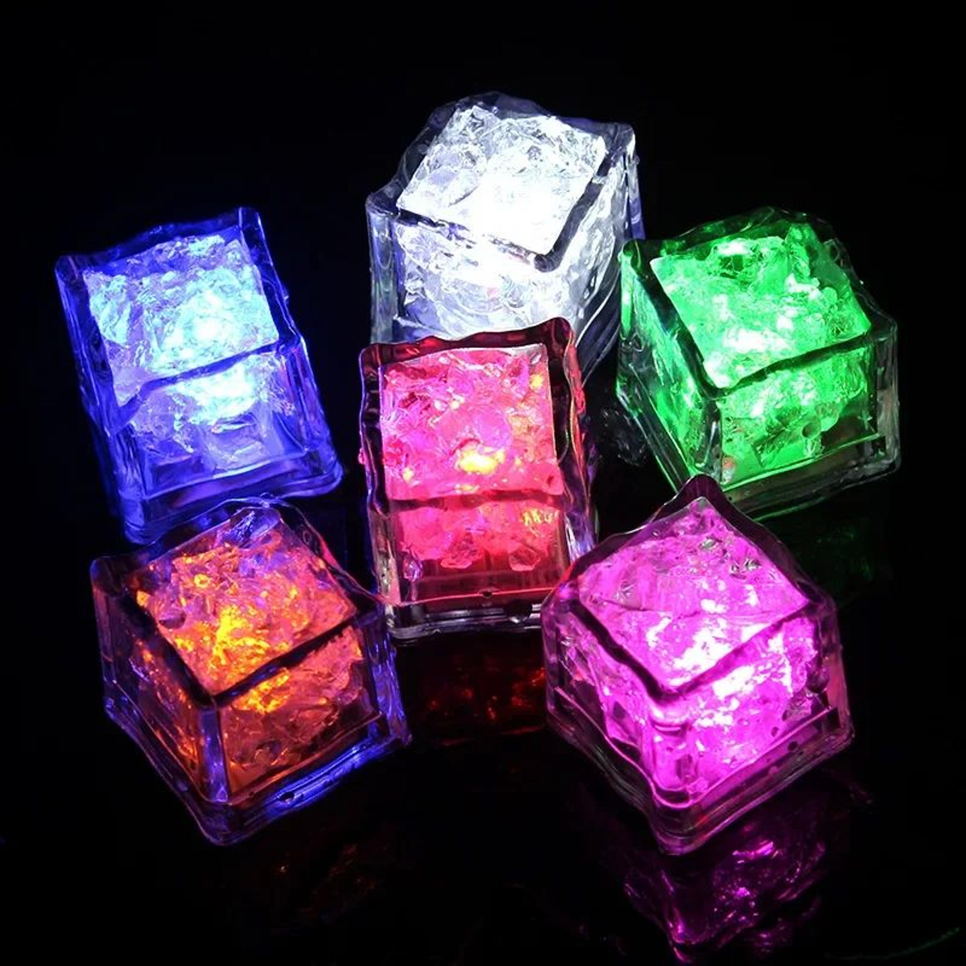 LED Color Changing Luminous Ice Cubes Set 16