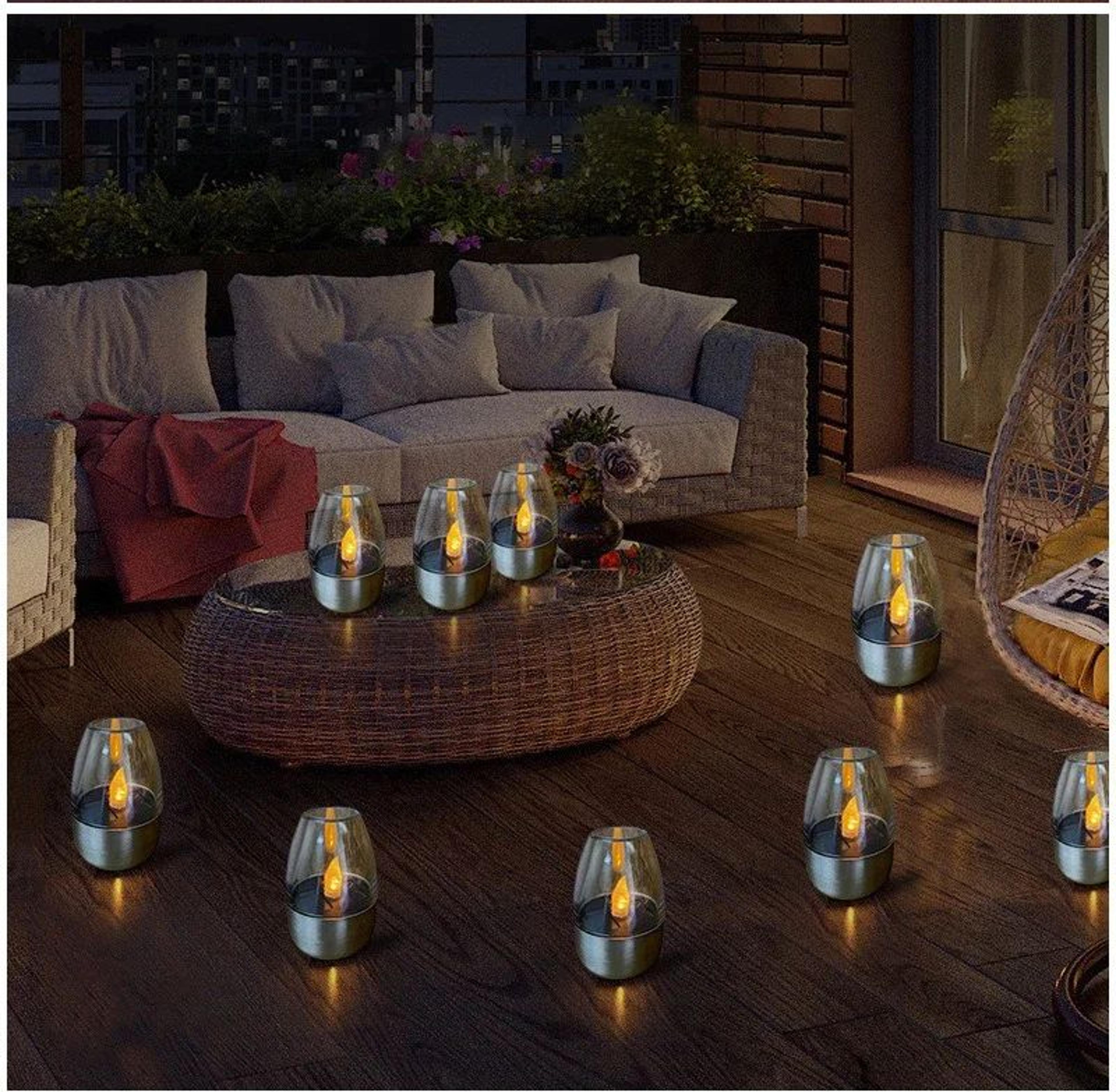 Solar LED Flameless Candle Light 7