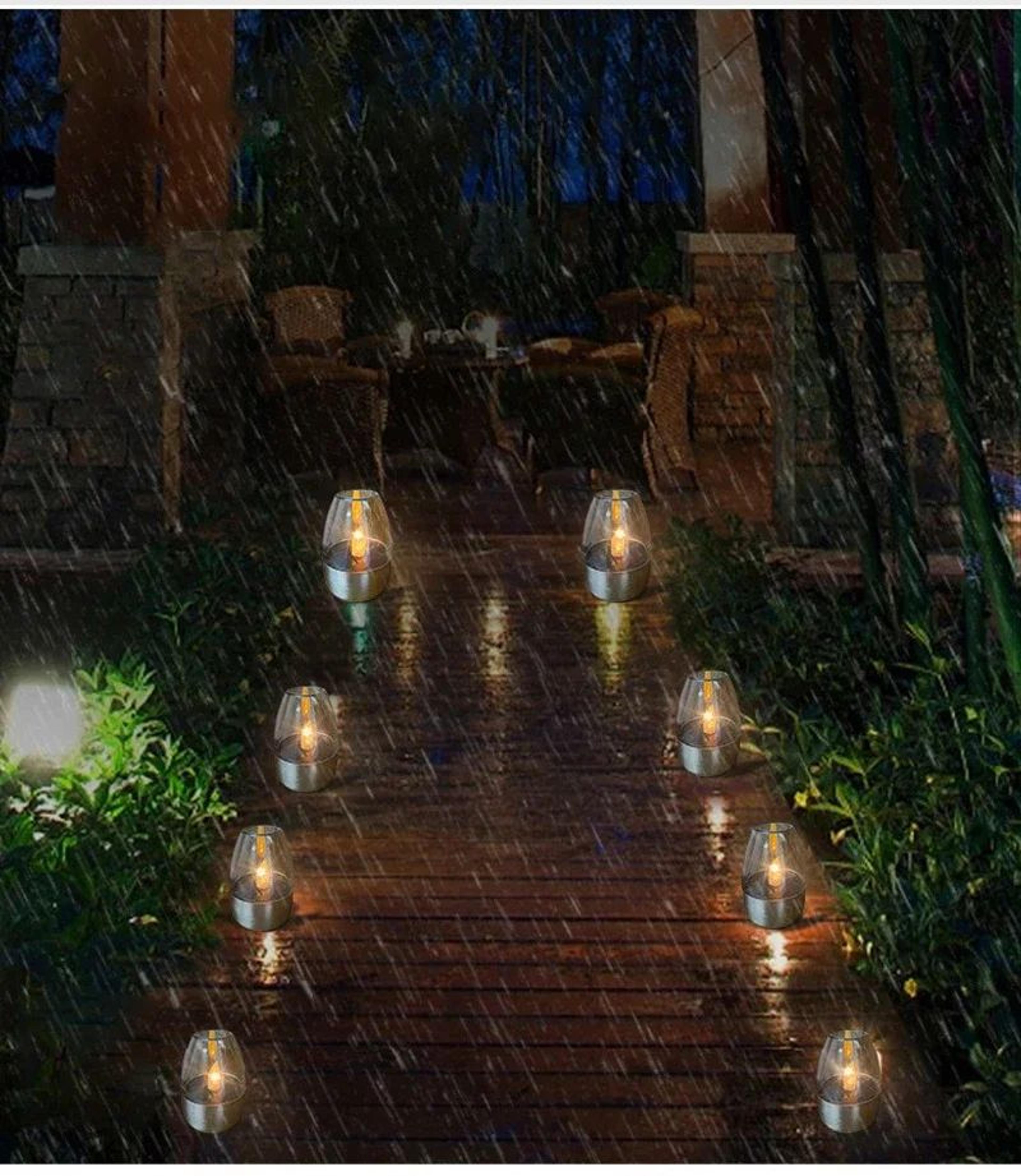 Solar LED Flameless Candle Light 8