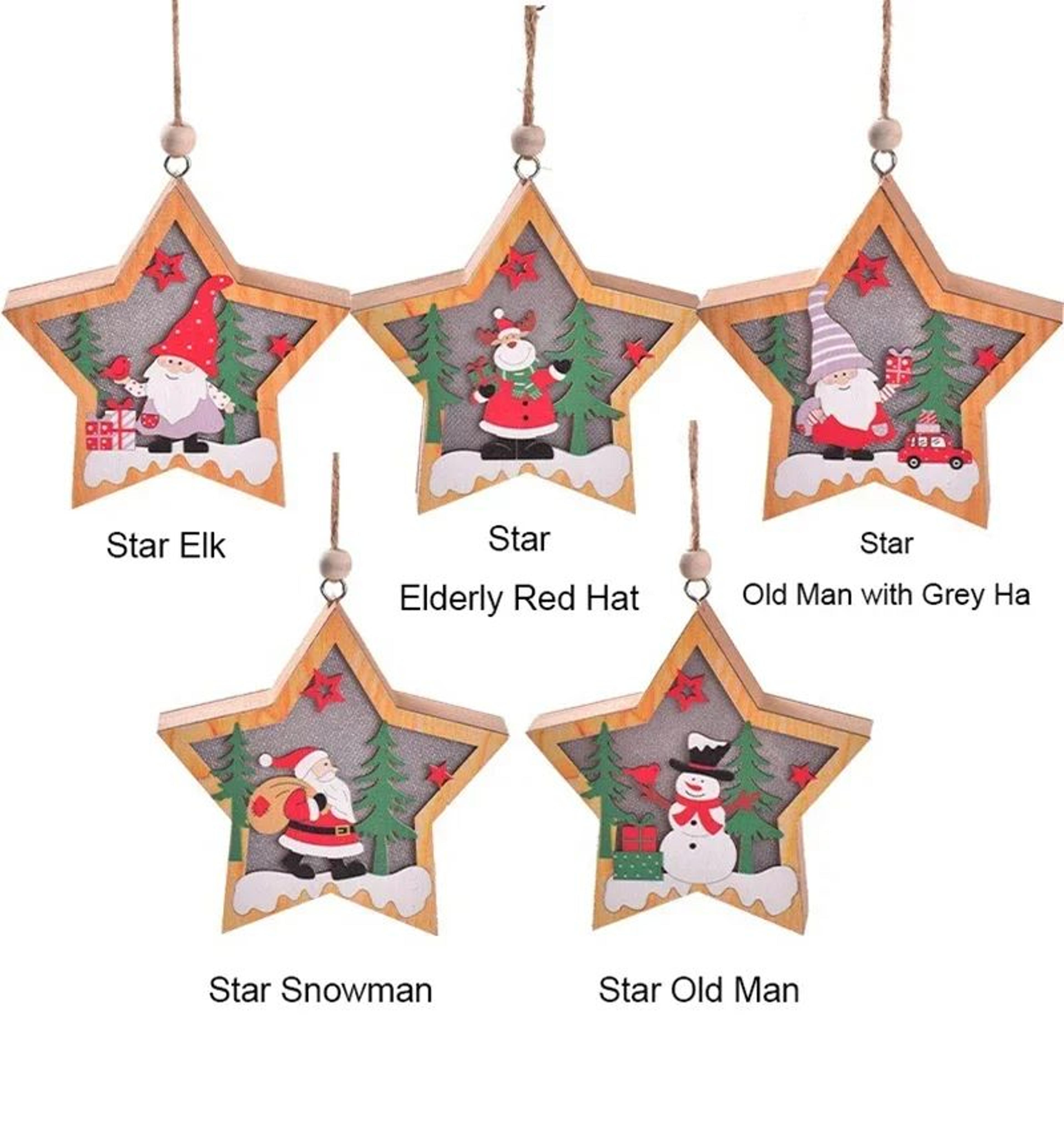 LED Christmas Tree Pendant Night Light 8