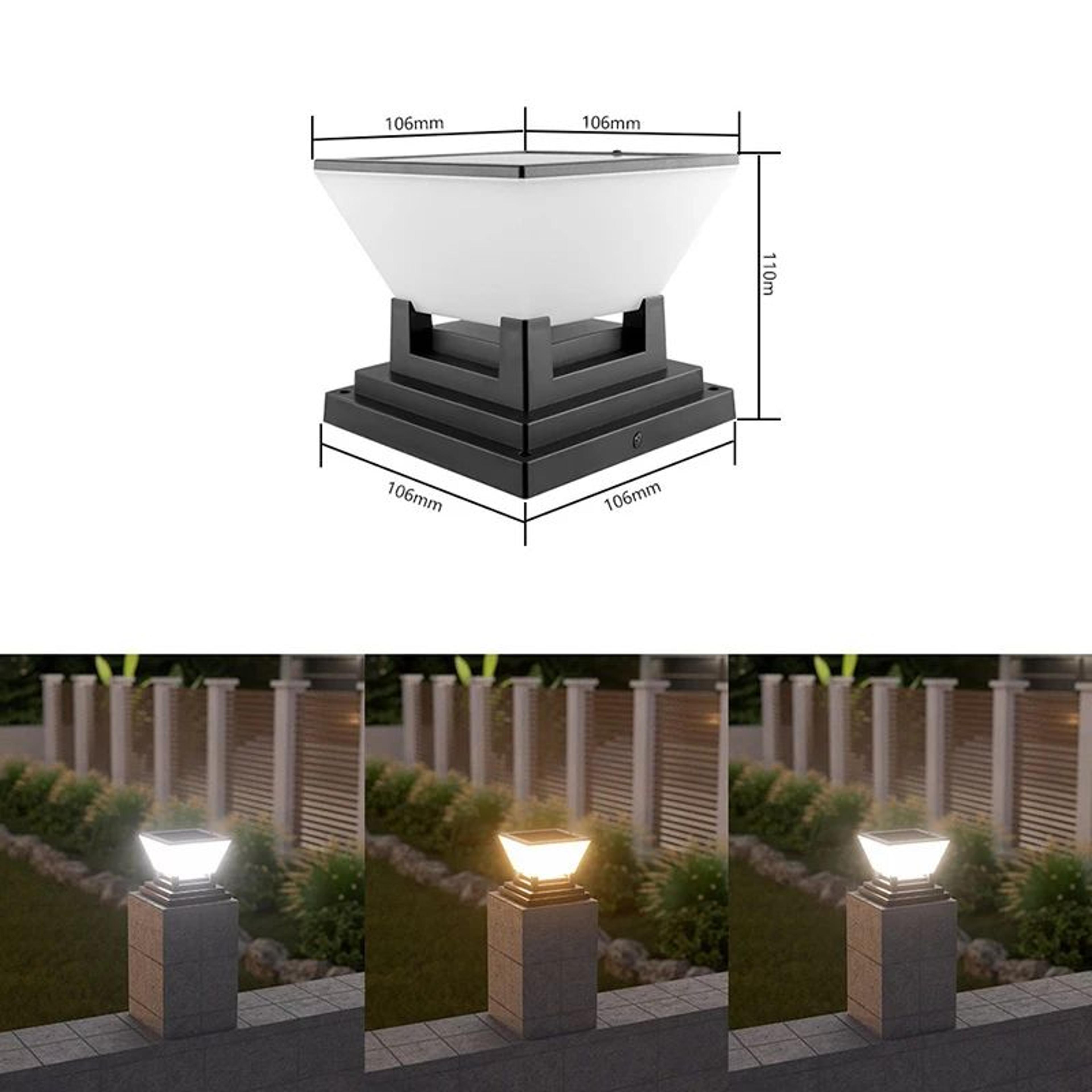 Solar Post Cap Garden LED Light 10
