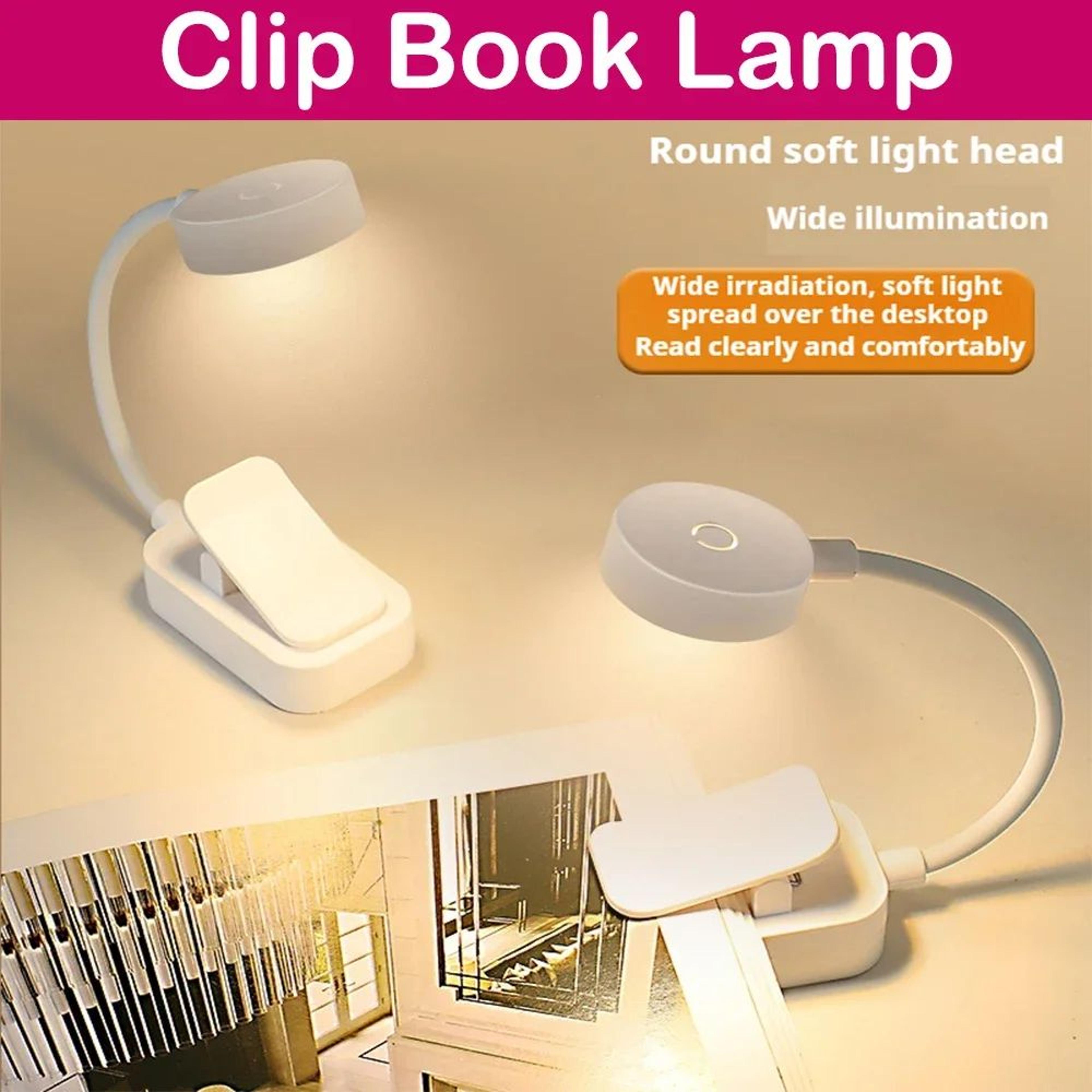 mini clip led reading table lamp