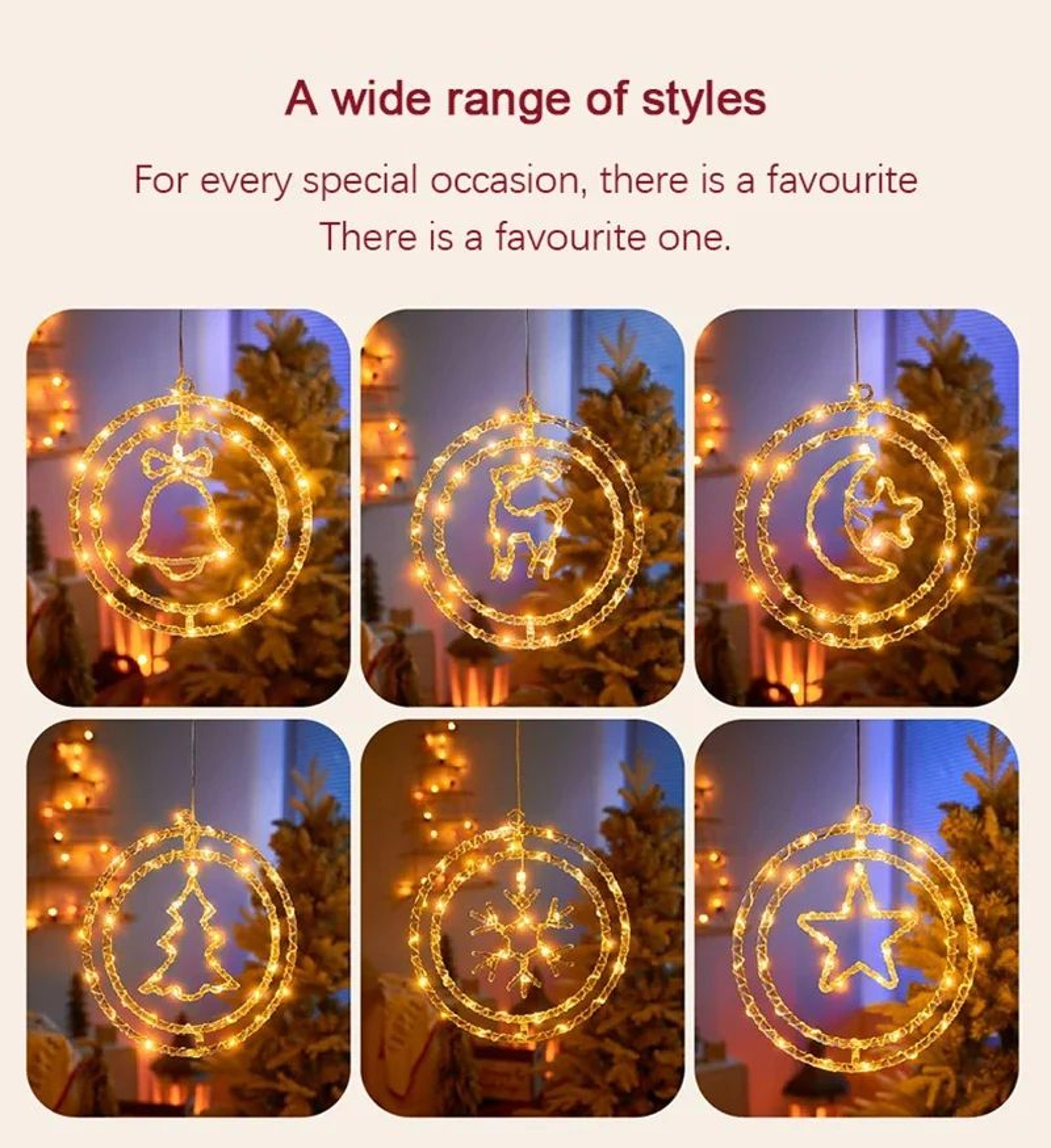 LED Christmas Figure Hanging Lights 9