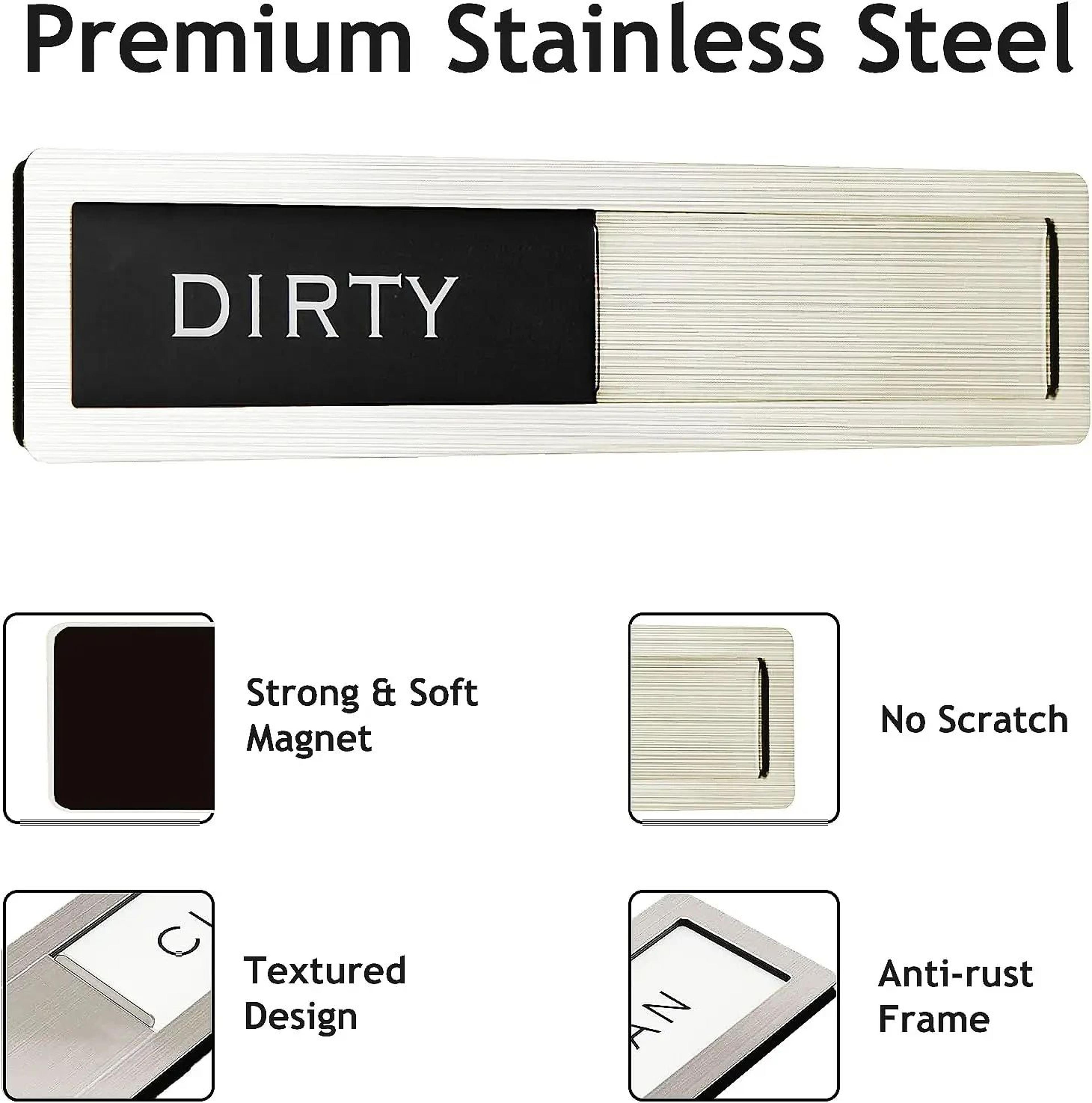 Dishwasher Clean Dirty Magnetic Sign 3