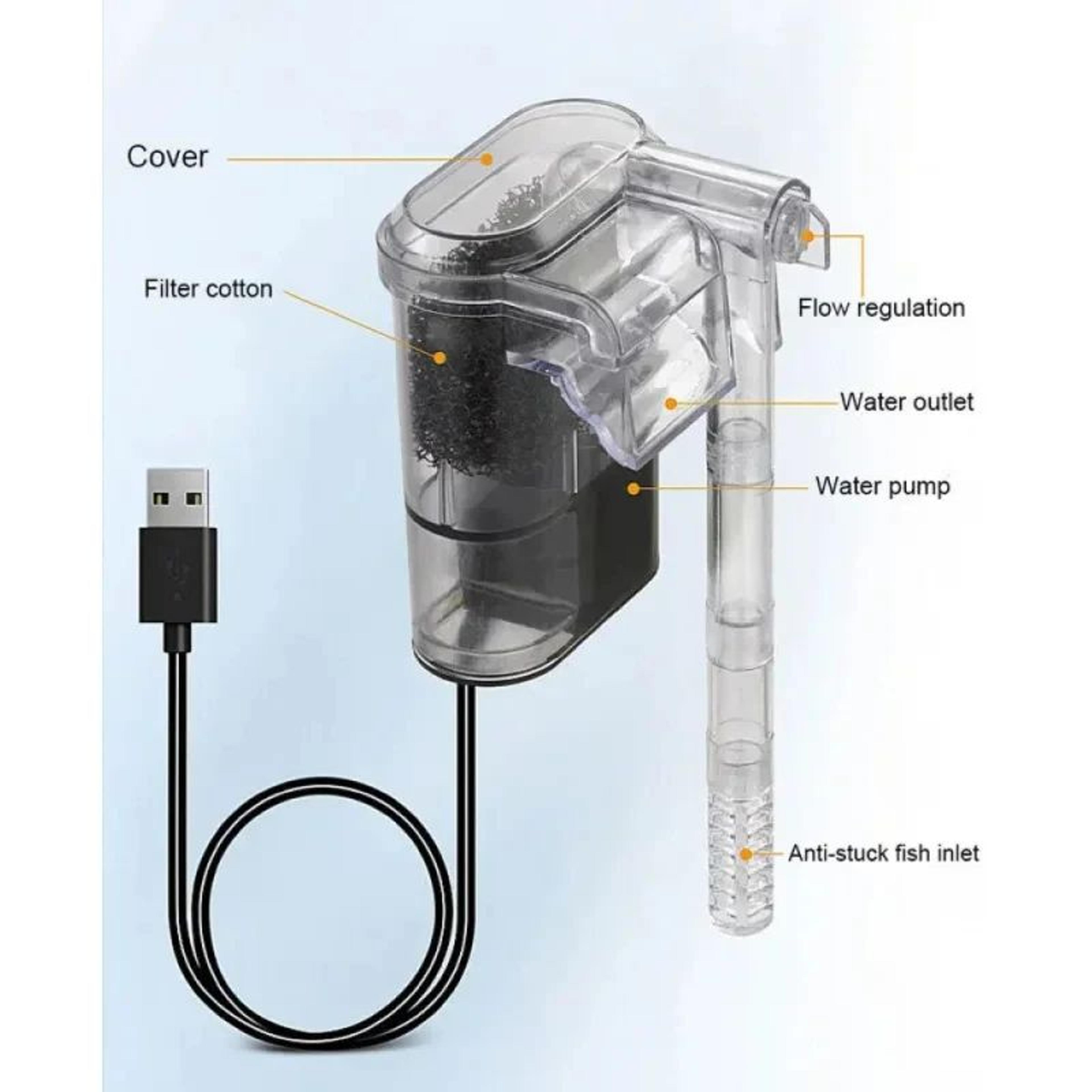 Mini USB Aquarium Filter 2