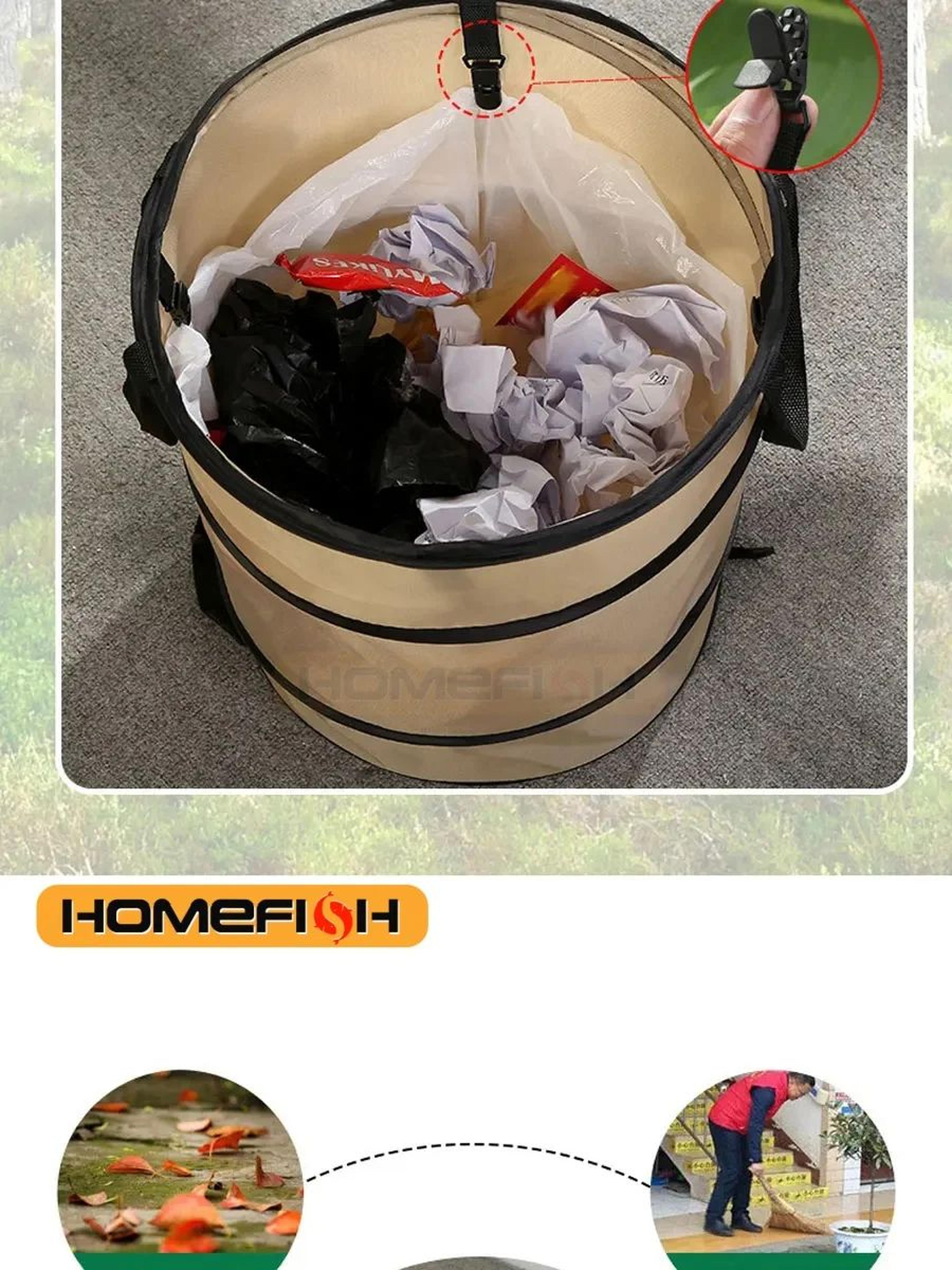 Portable Pop Up Camping Trash Can 1