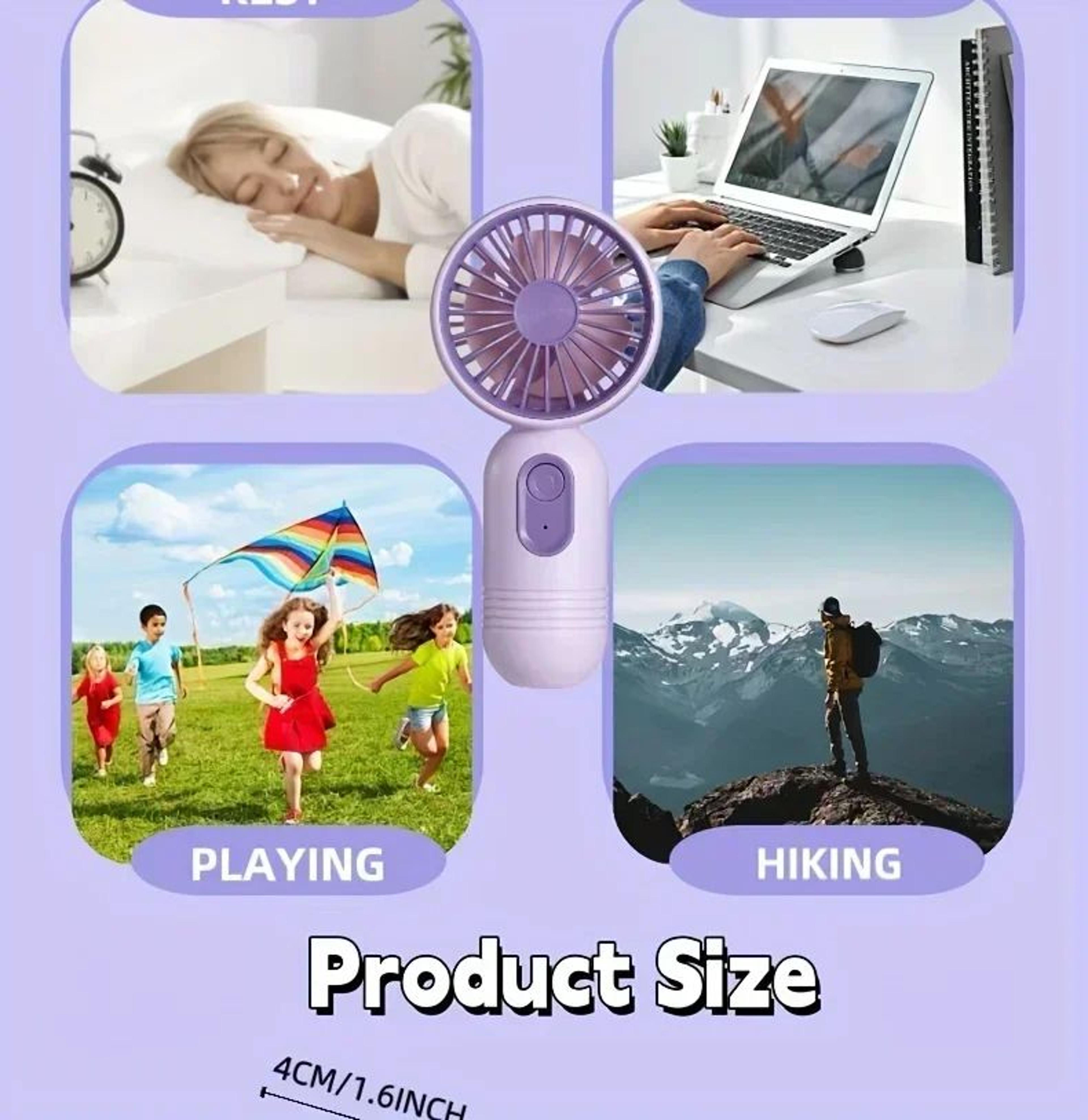 Mini Portable USB Handheld Fan 9