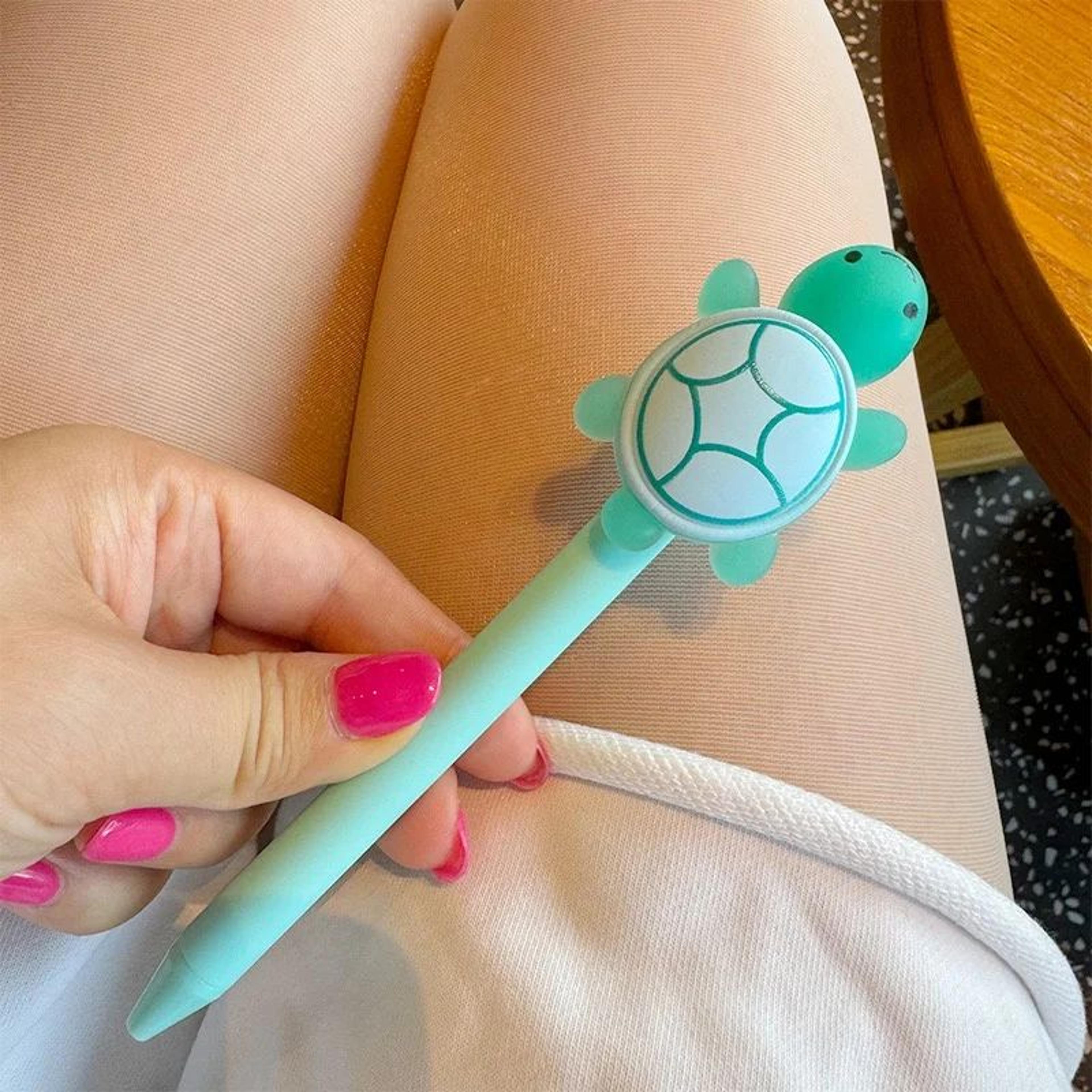 Cute Turtle Ballpoint Pen Set For Students 2