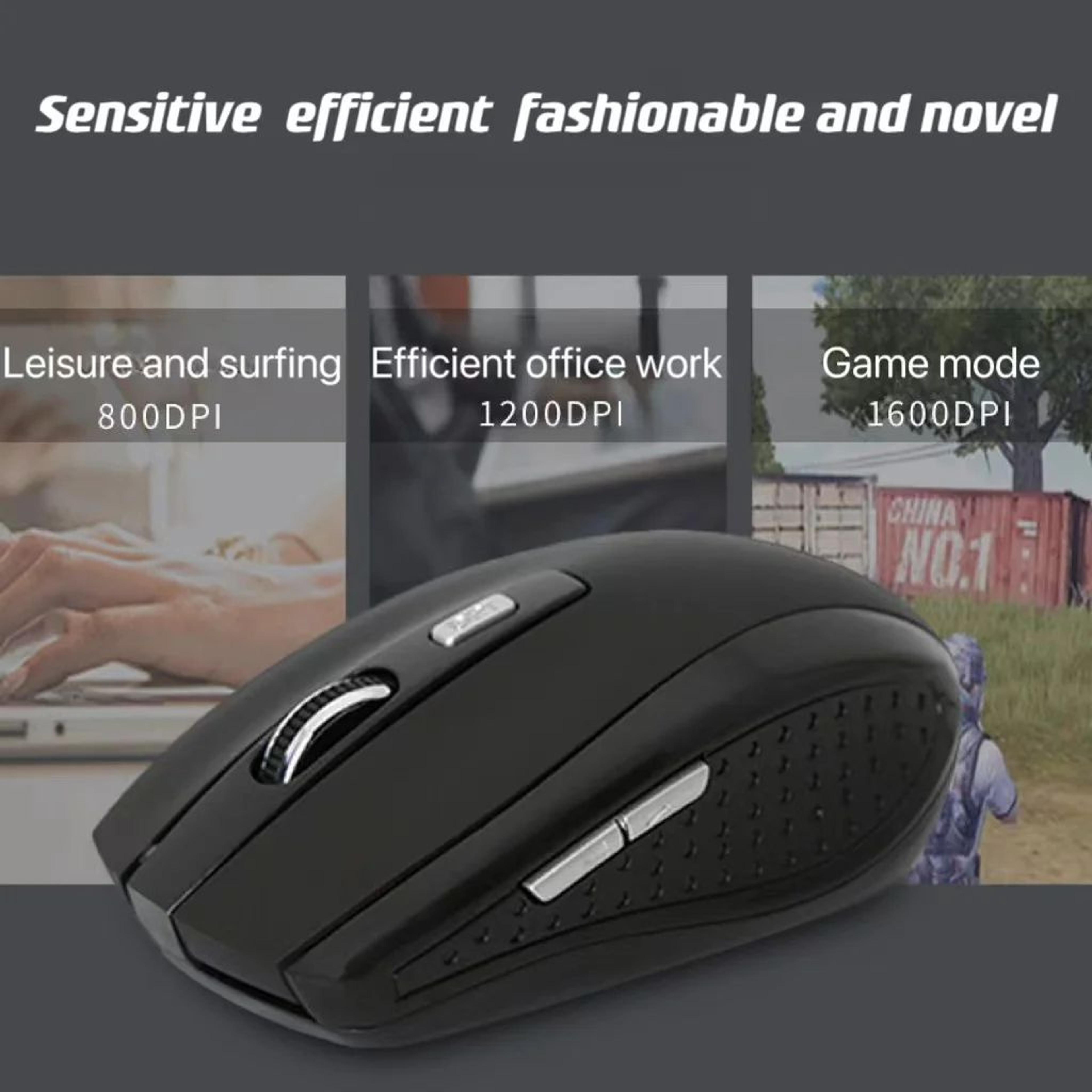 Wireless Optical Mouse Ergonomic 24G 5
