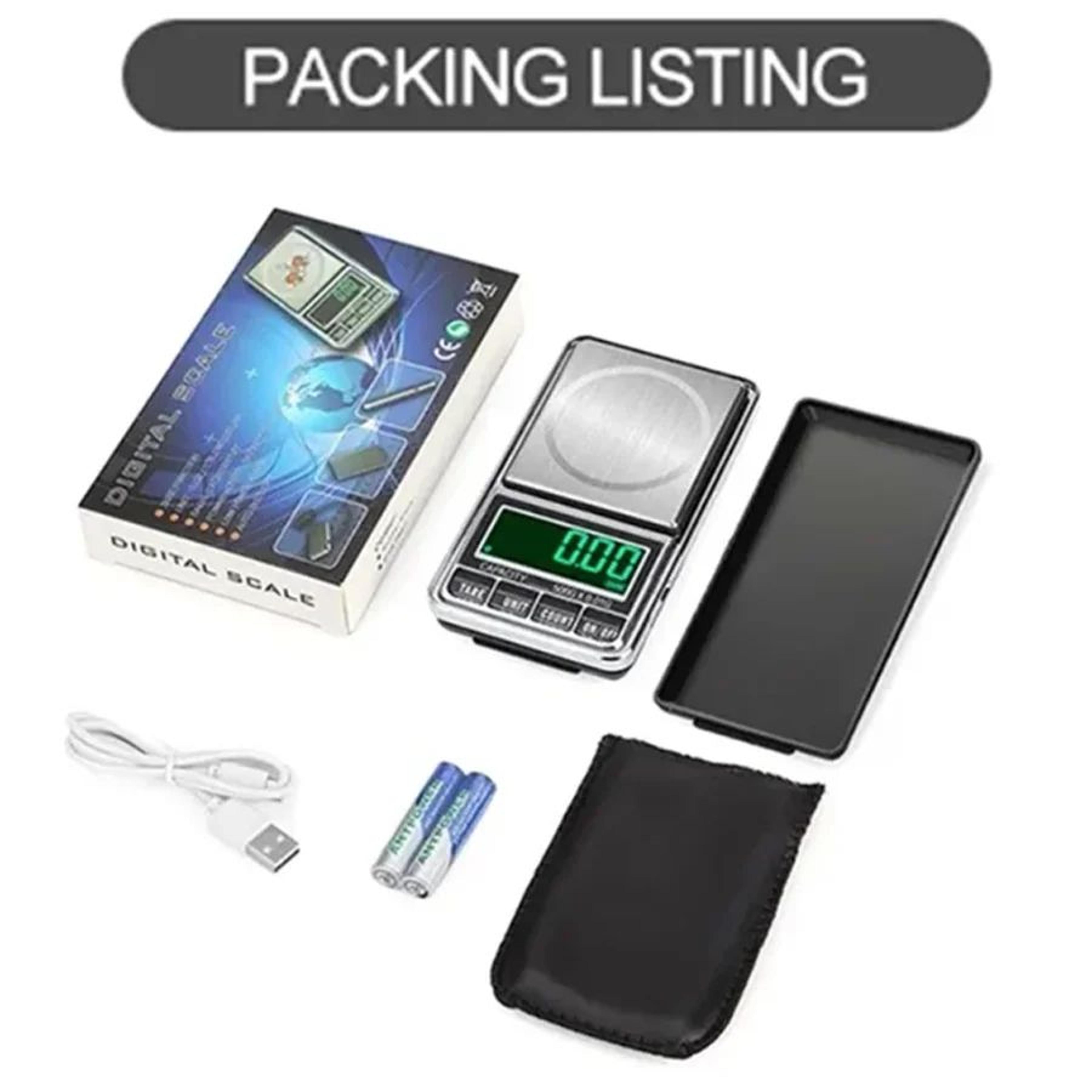 Rechargeable Mini Pocket Jewelry Scale 10