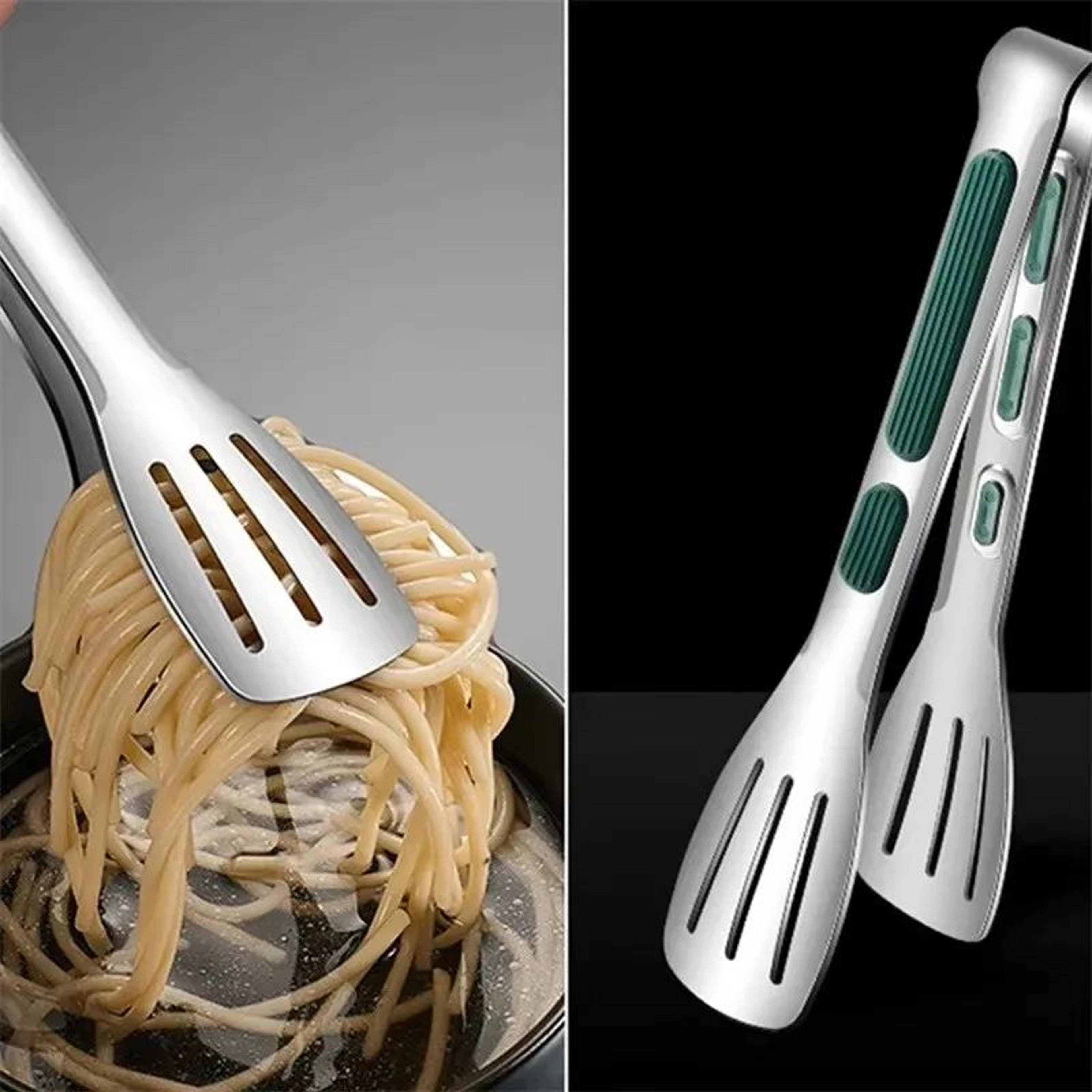 Stainless Steel Non Slip Food Tongs 4