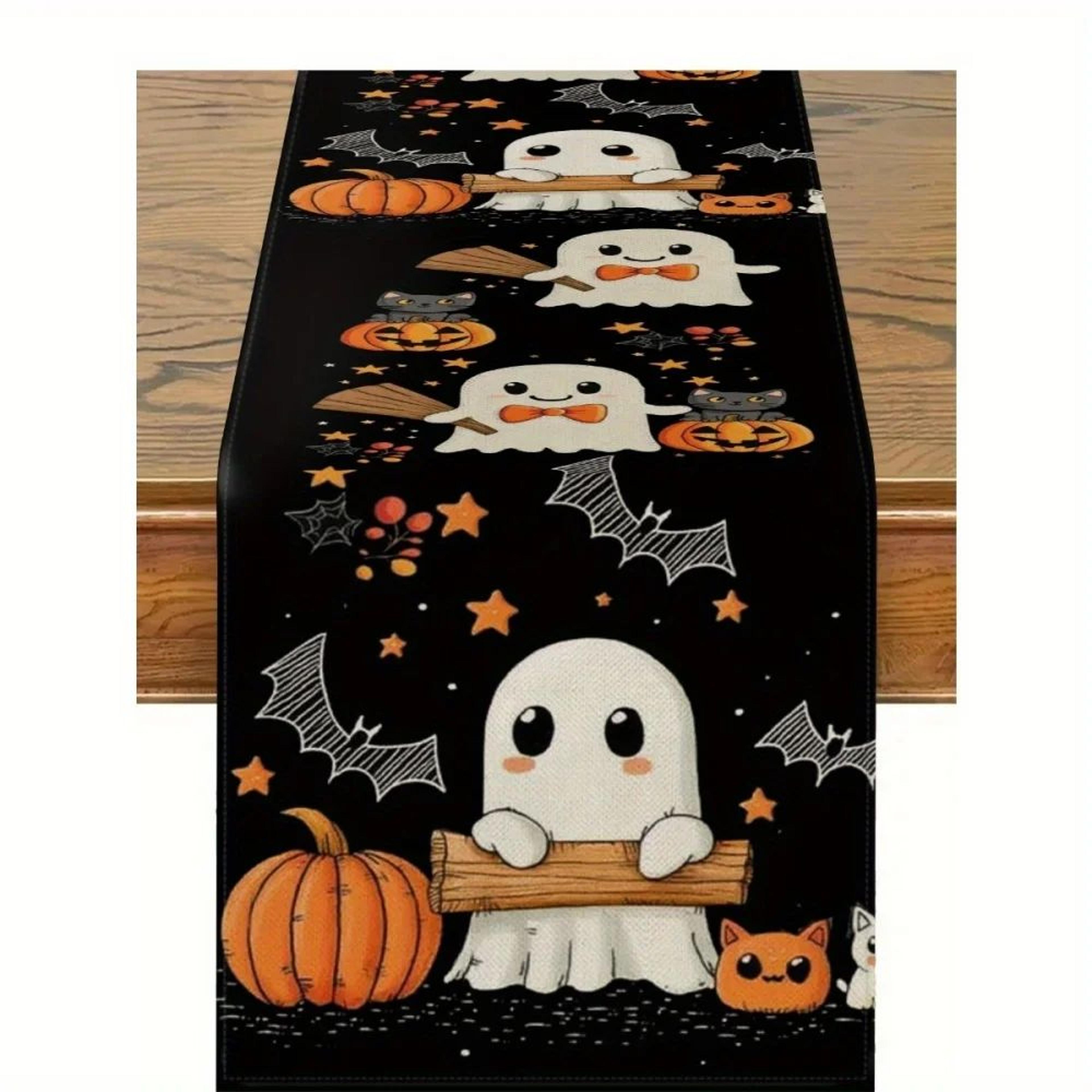Halloween Pumpkin Table Runner Decor 2