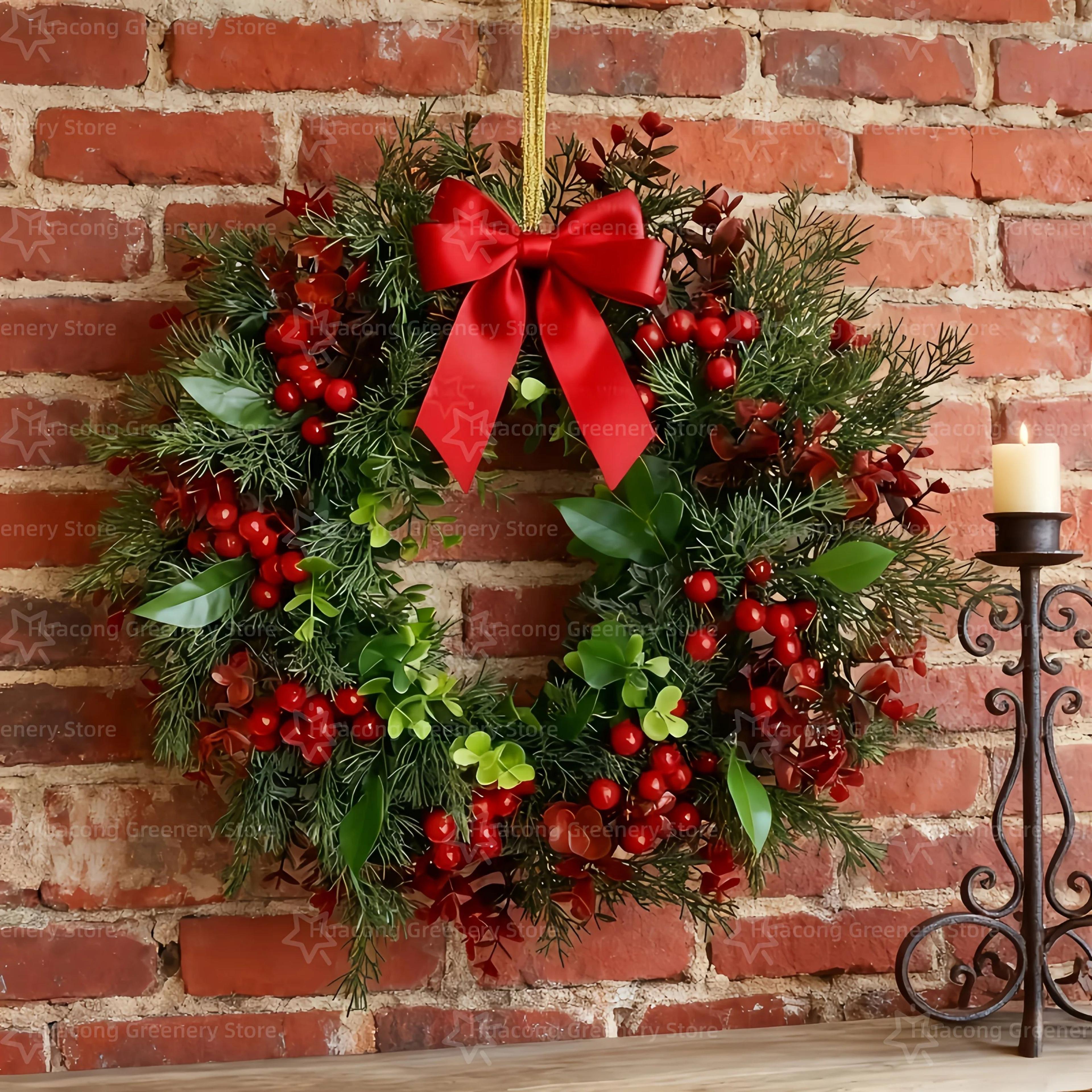 Large Christmas Wreath Red Berry 2