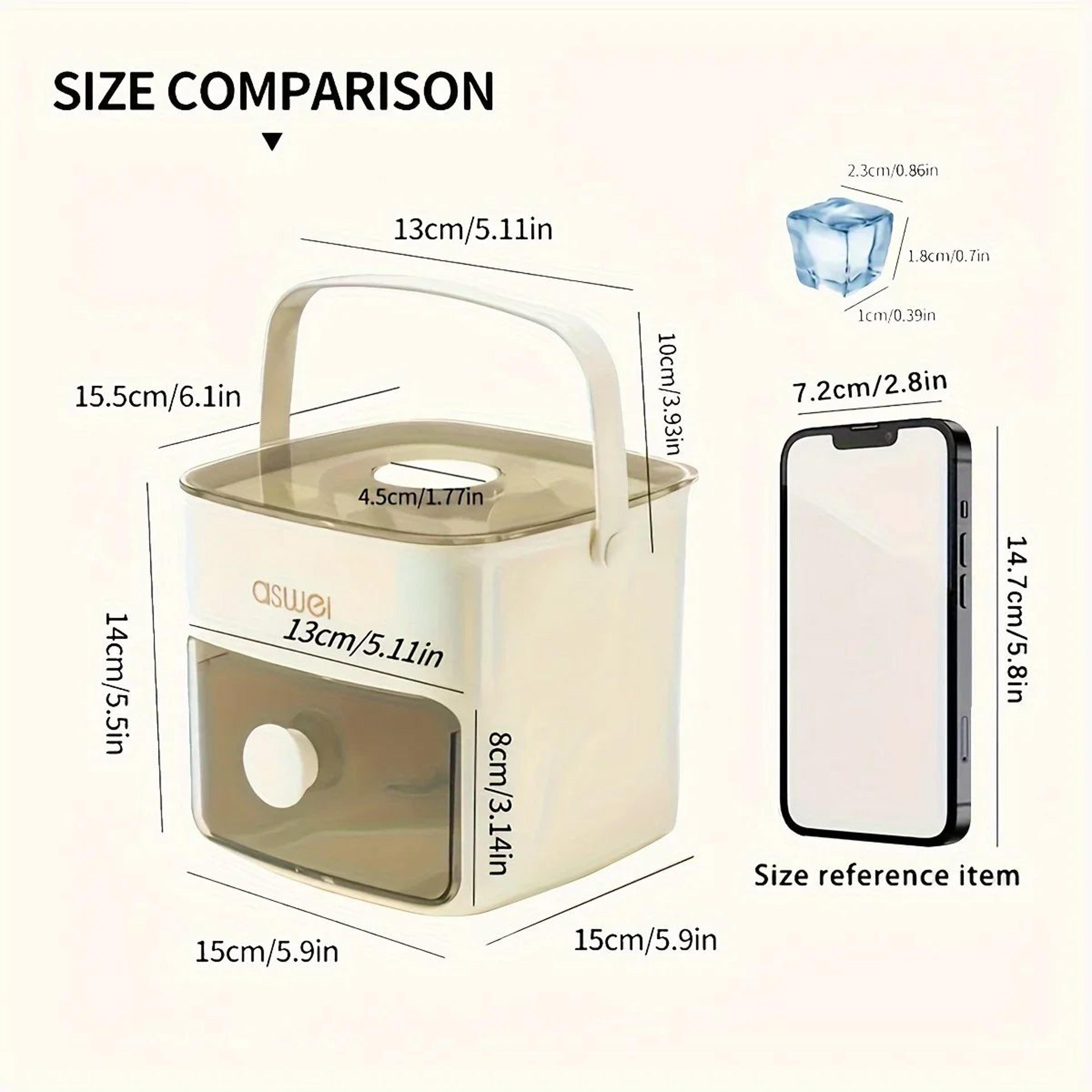 Extra Large Ice Cube Maker Tray 48 Grid 3