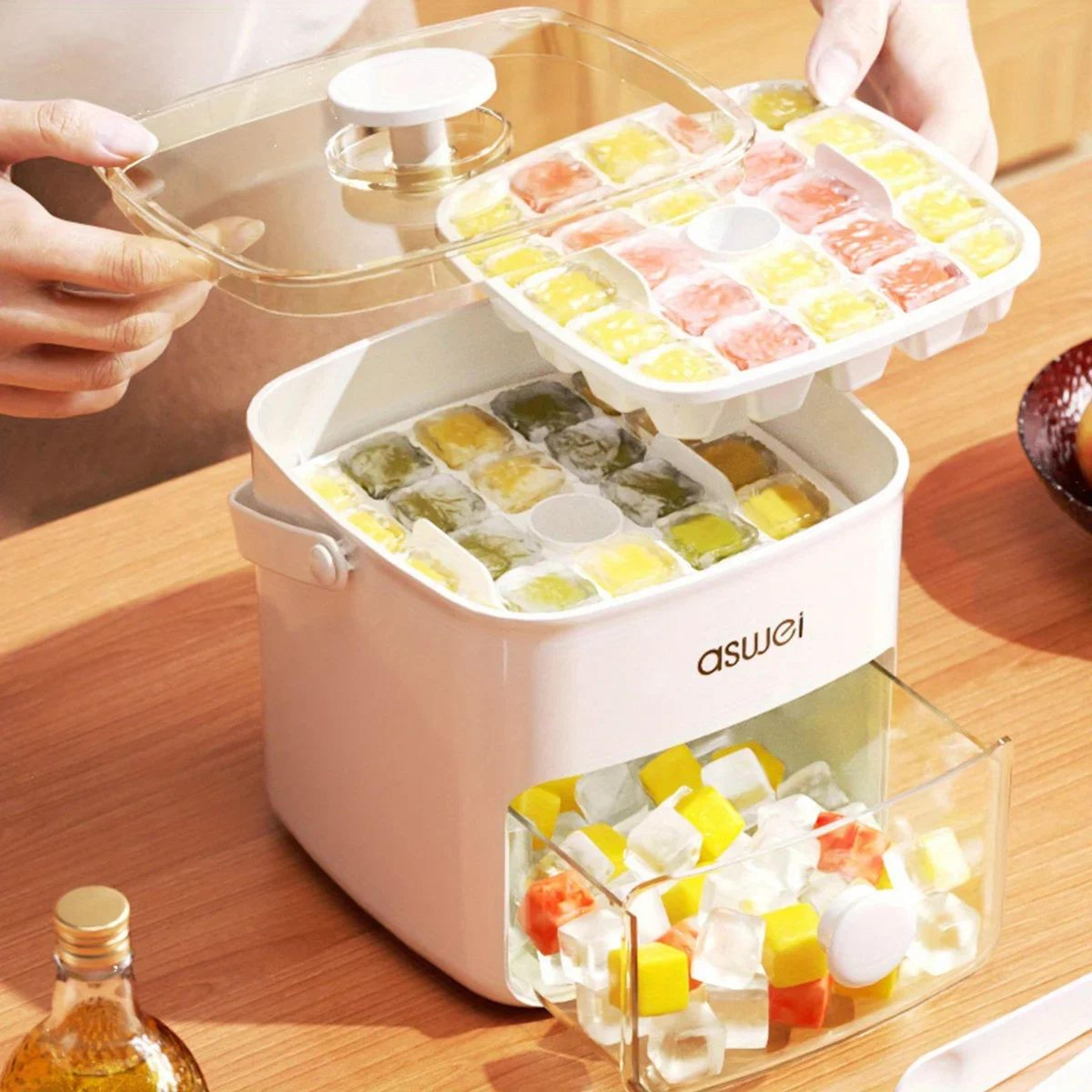 Extra Large Ice Cube Maker Tray 48 Grid 5