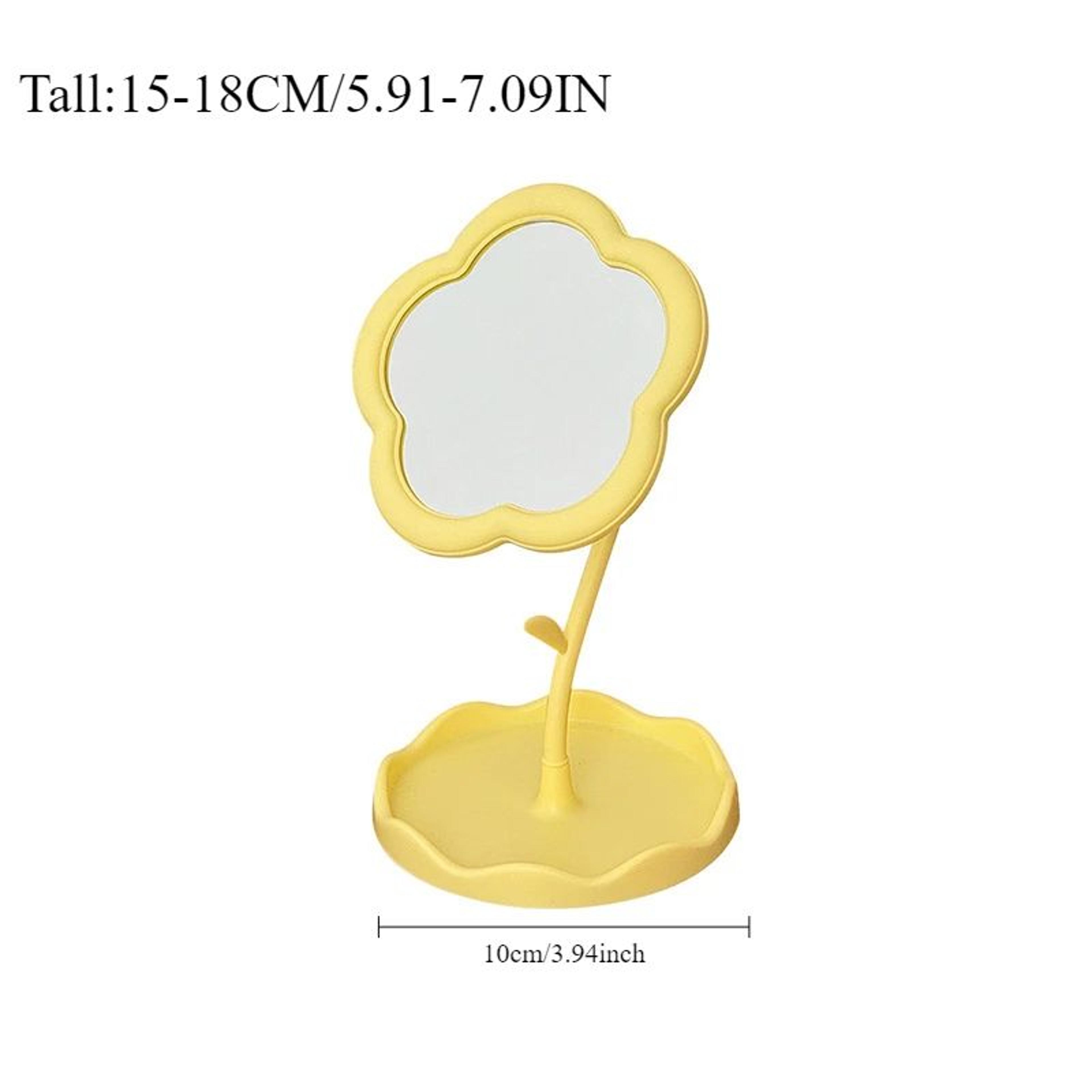 Flower Design Desktop Vanity Mirror 3